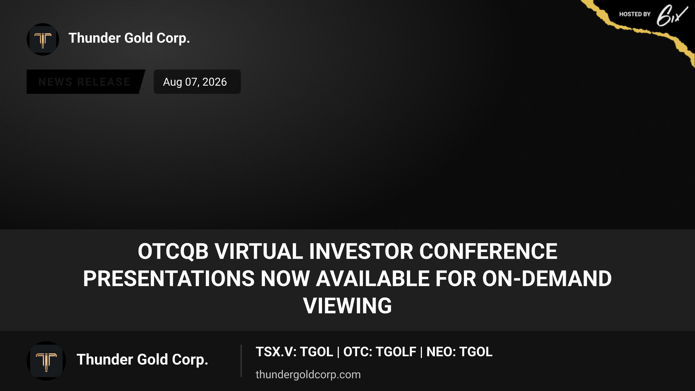 OTCQB Virtual Investor Conference Presentations Now Available for On-Demand Viewing