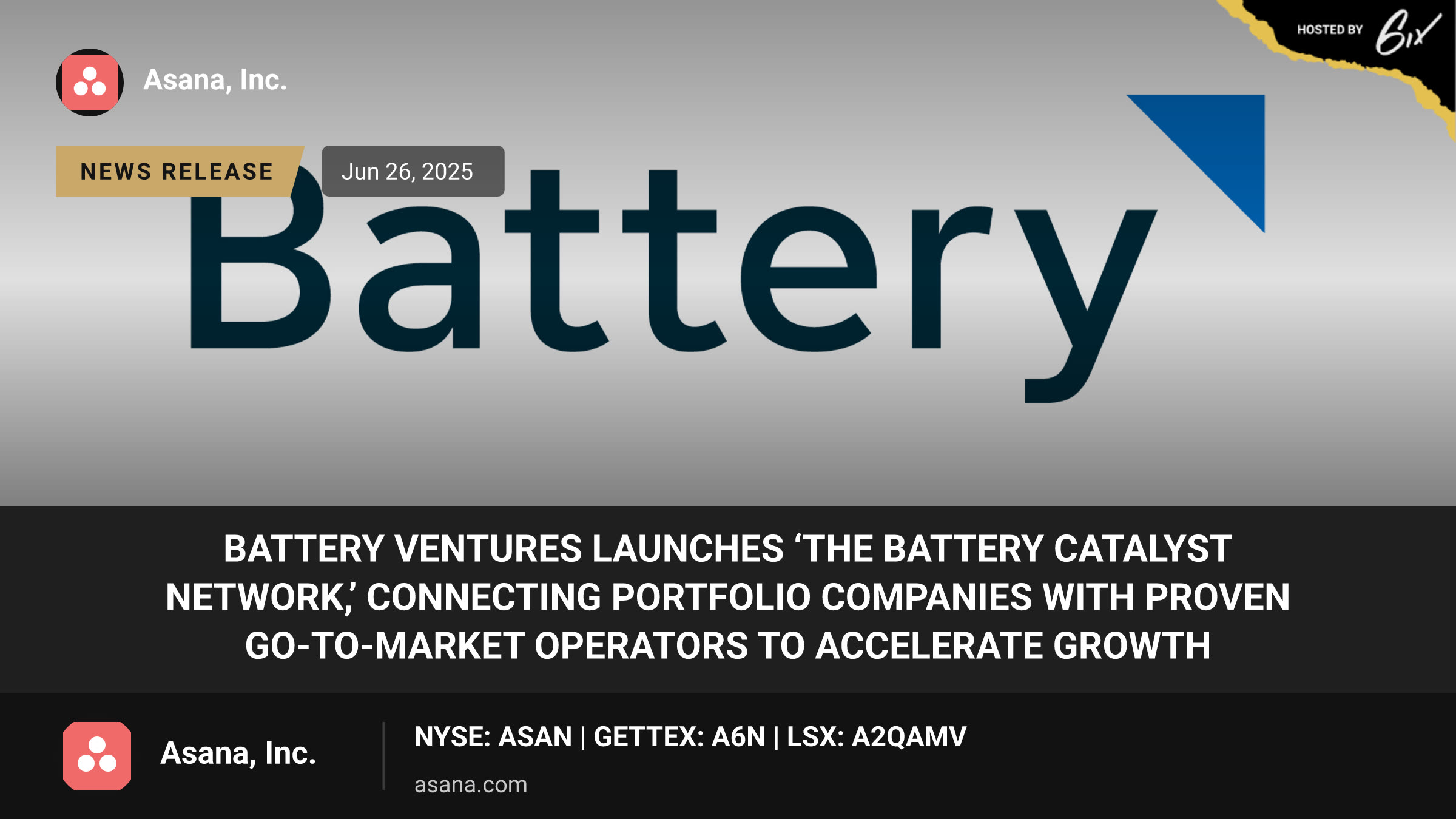 Battery Ventures Launches ‘The Battery Catalyst Network,’ Connecting Portfolio Companies with Proven Go-to-Market Operators to Accelerate Growth