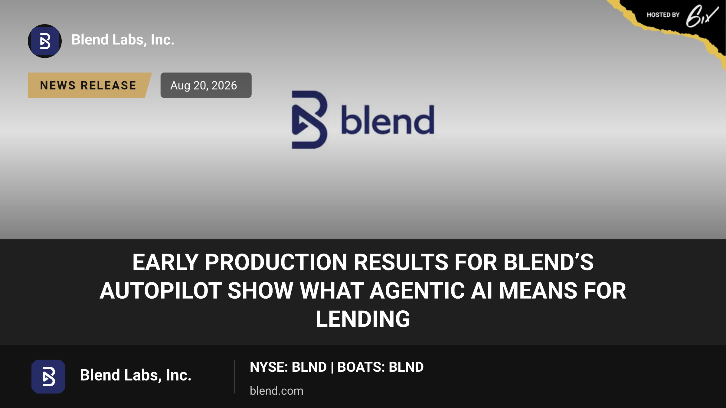 Early Production Results for Blend’s Autopilot Show What Agentic AI Means For Lending
