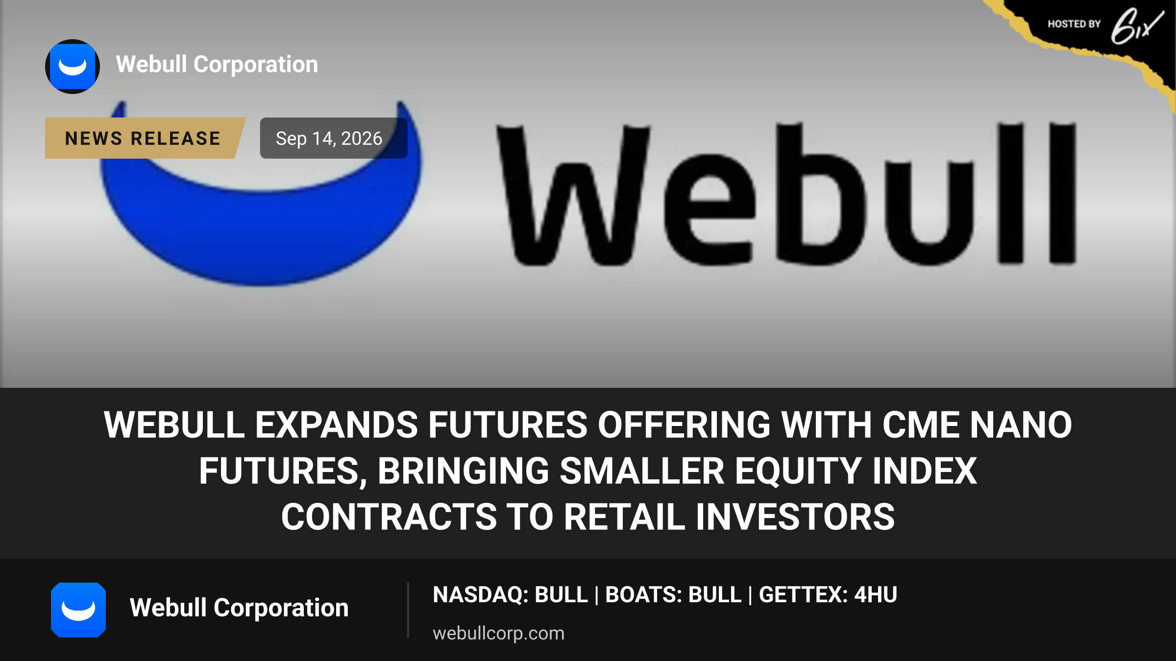 Webull Expands Futures Offering with CME Nano Futures, Bringing Smaller Equity Index Contracts to Retail Investors