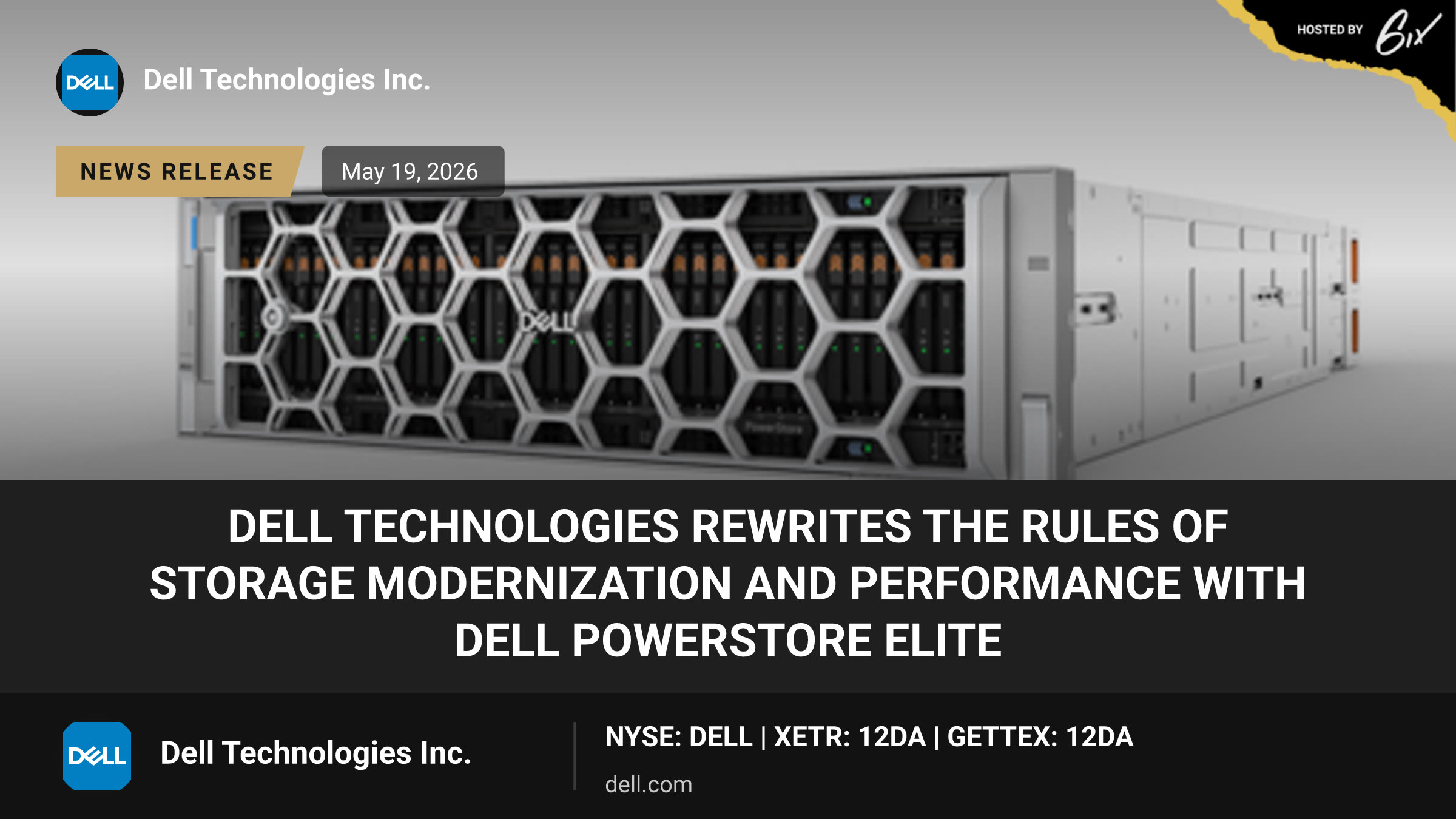 Dell Technologies Rewrites the Rules of Storage Modernization and Performance with Dell PowerStore Elite