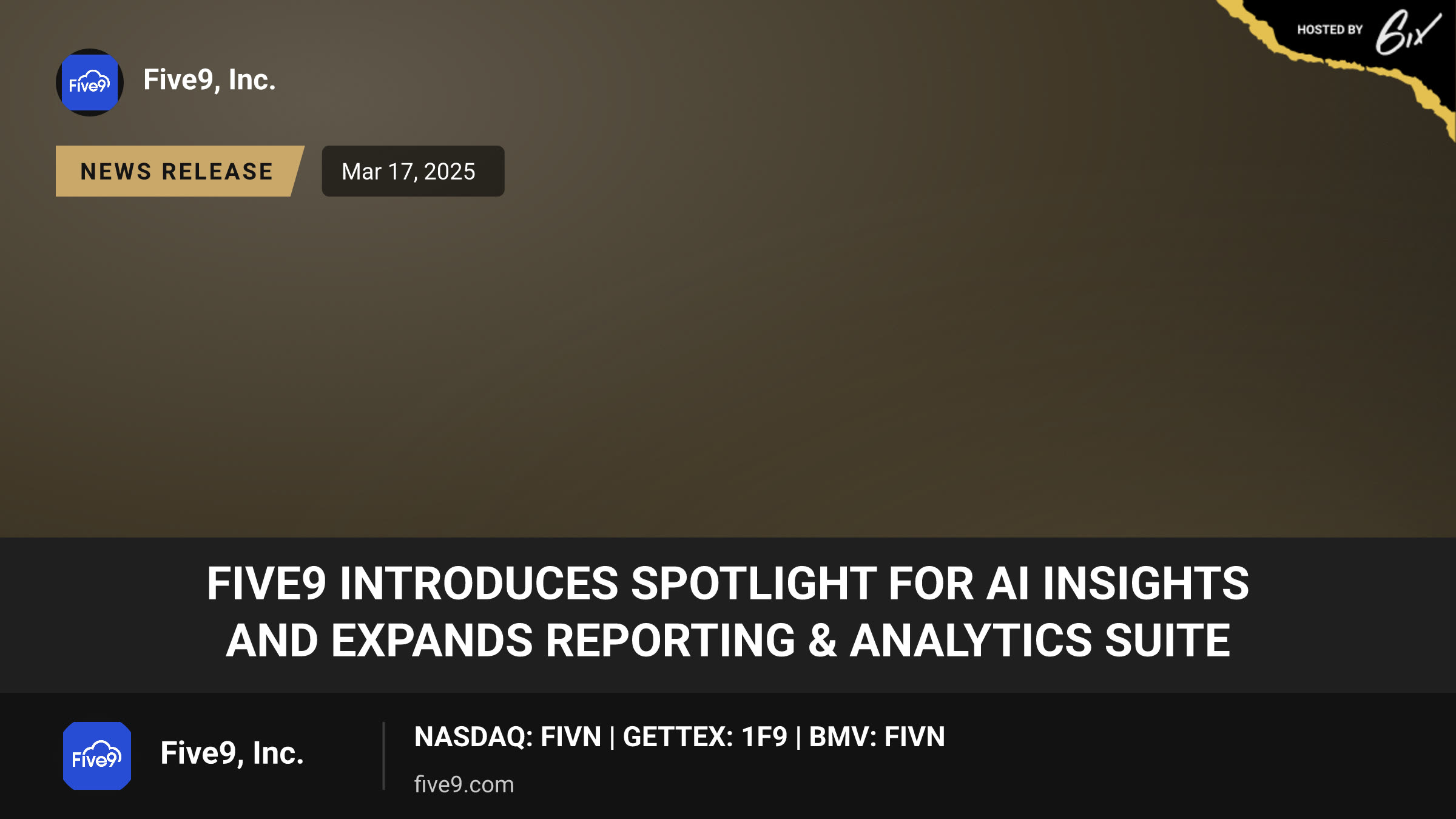 Five9 Introduces Spotlight for AI Insights and Expands Reporting & Analytics Suite