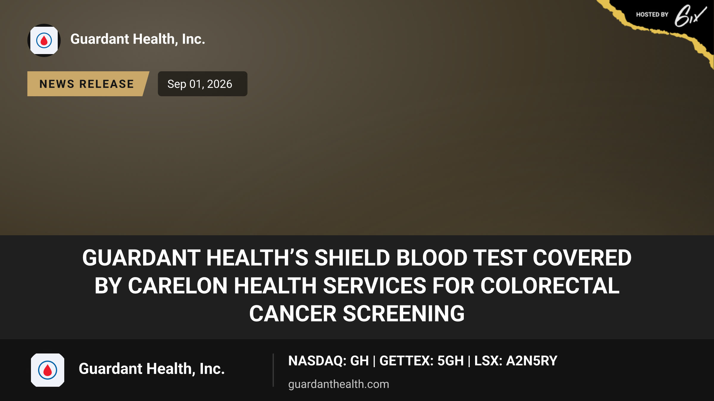 Guardant Health’s Shield Blood Test Covered by Carelon Health Services for Colorectal Cancer Screening