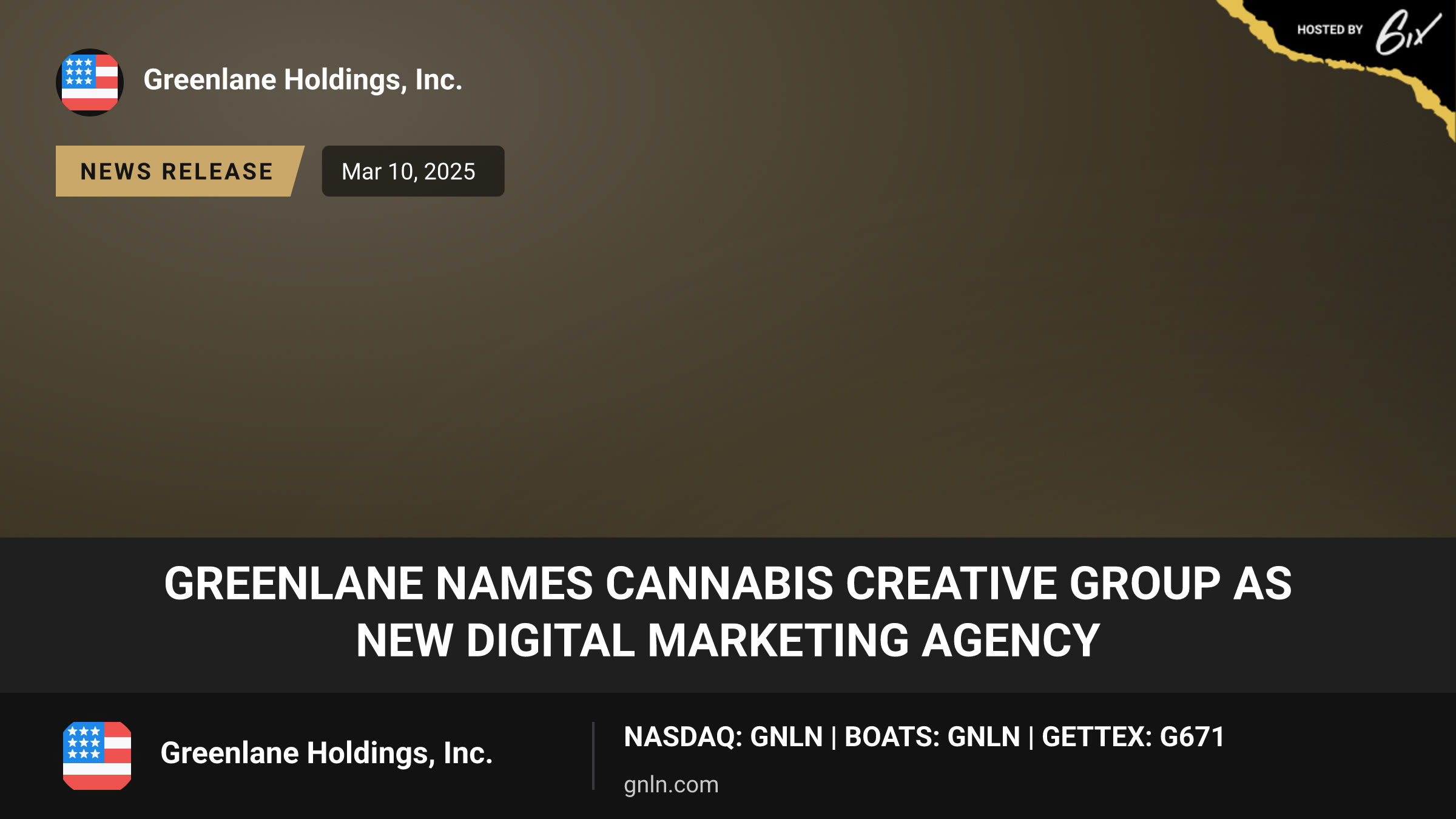 Greenlane Names Cannabis Creative Group as New Digital Marketing Agency