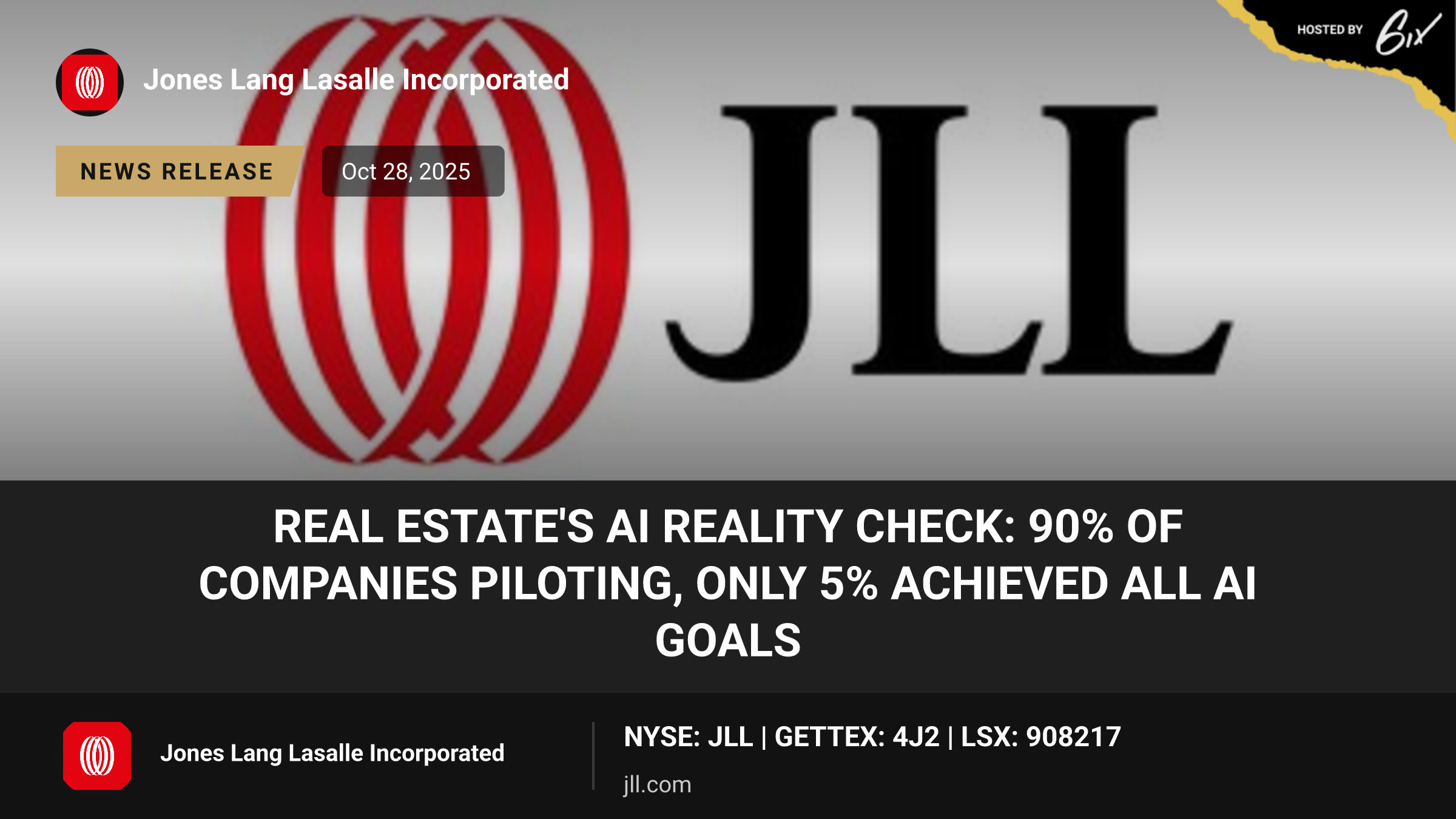 Real estate's AI reality check: 90% of companies piloting, only 5% achieved all AI goals