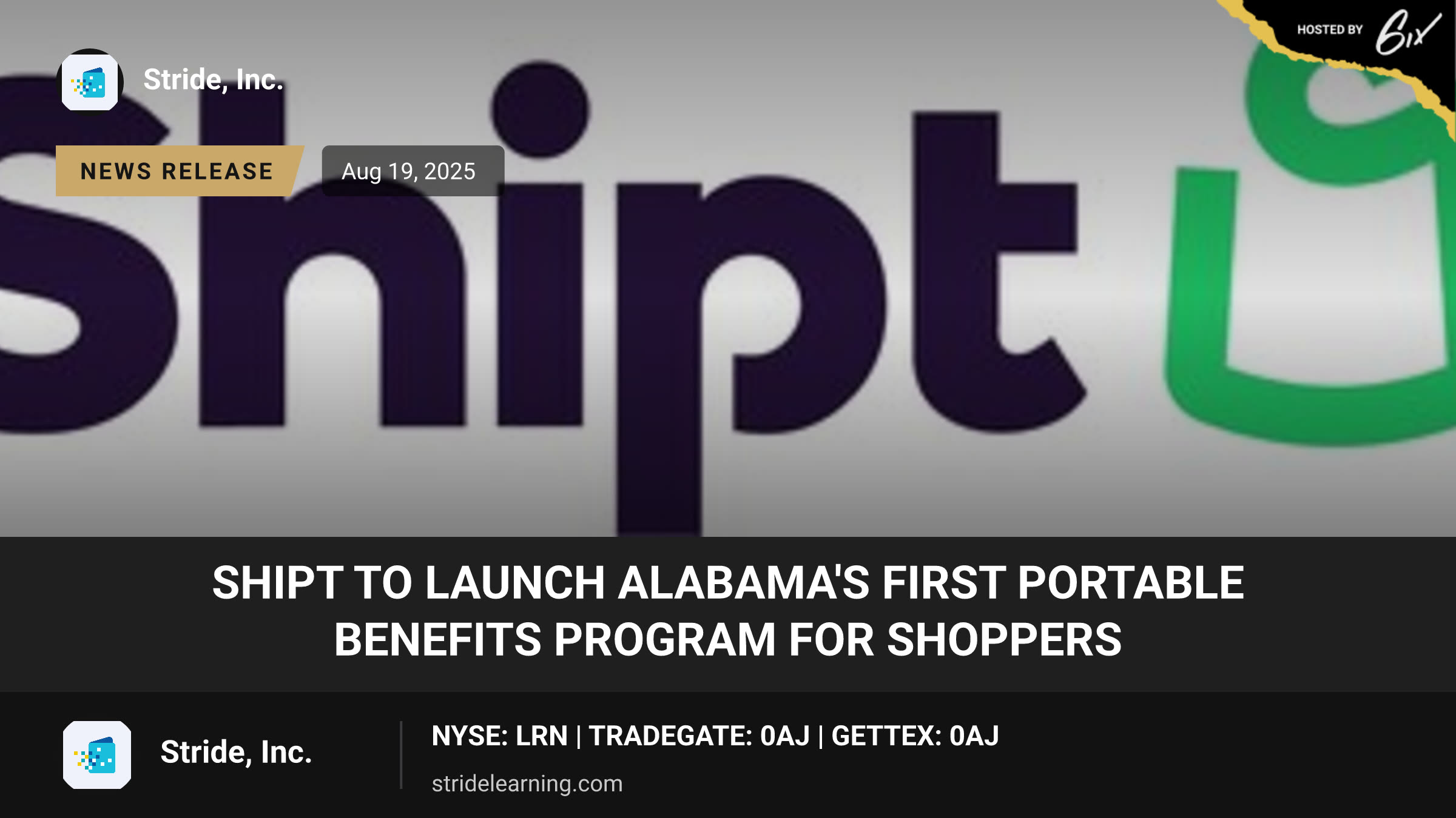 Shipt to Launch Alabama's First Portable Benefits Program for Shoppers