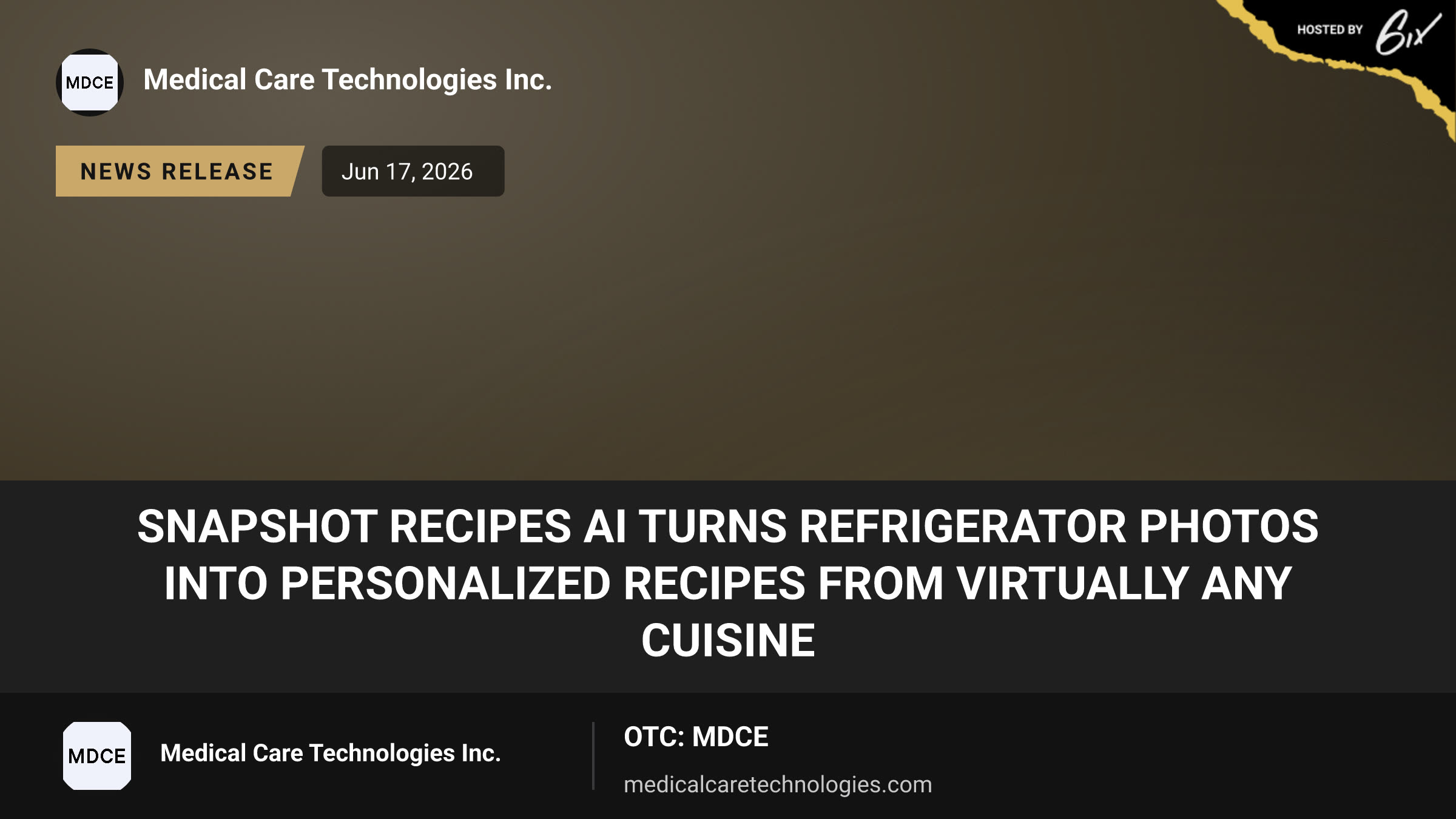 Snapshot Recipes AI Turns Refrigerator Photos Into Personalized Recipes From Virtually Any Cuisine