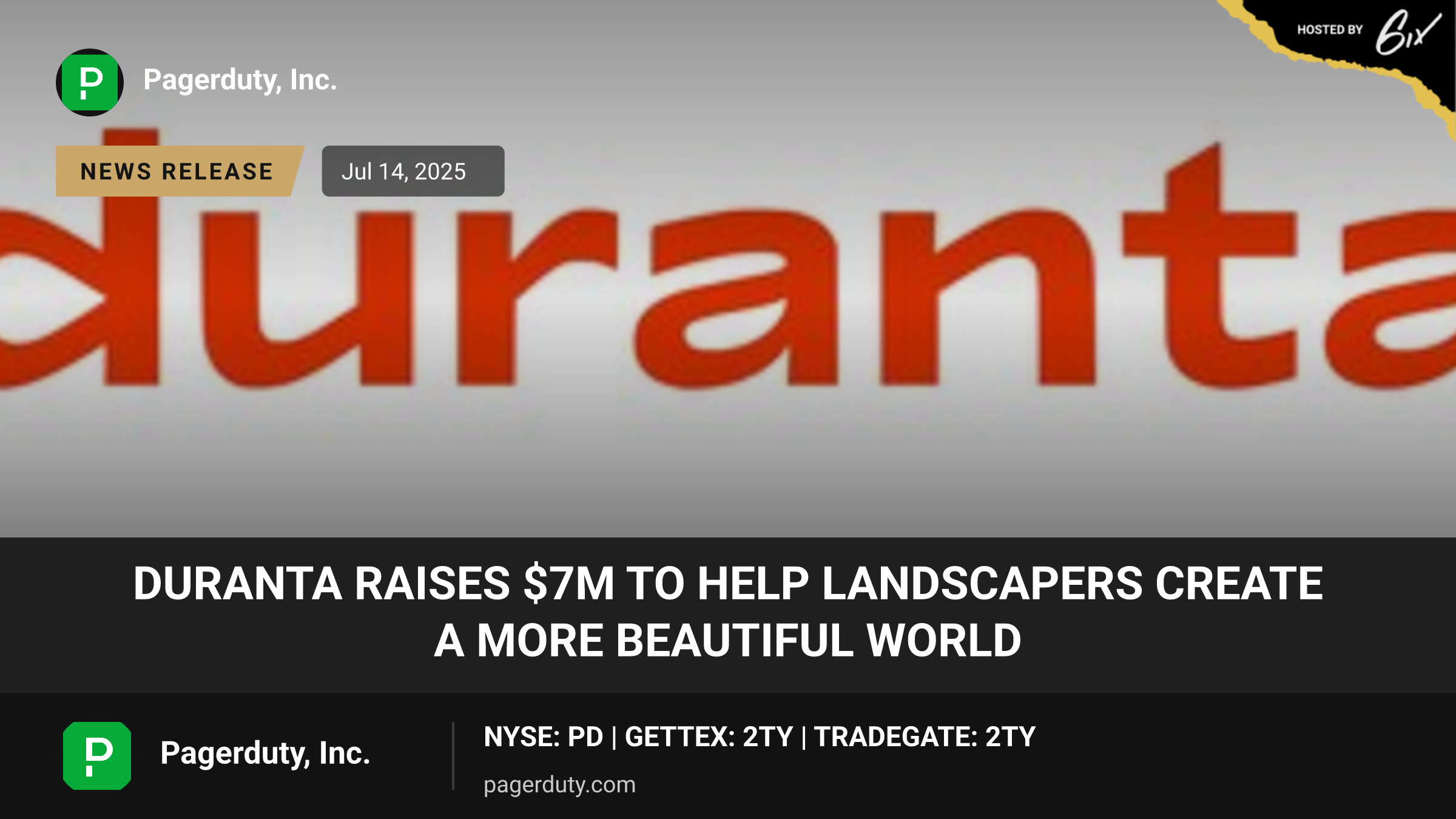Duranta Raises $7M to Help Landscapers Create a More Beautiful World