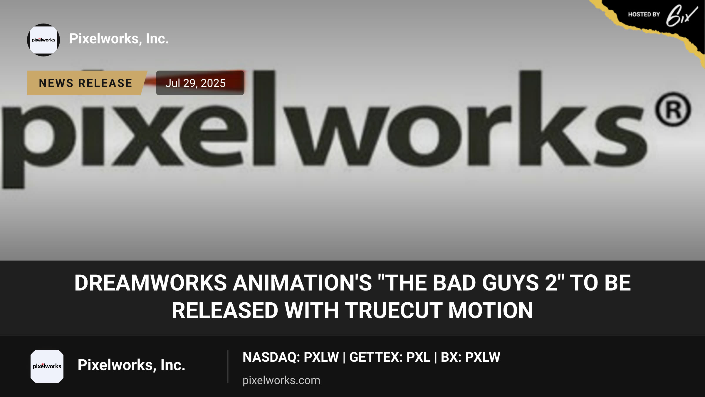 DreamWorks Animation's "The Bad Guys 2" to be Released with TrueCut Motion