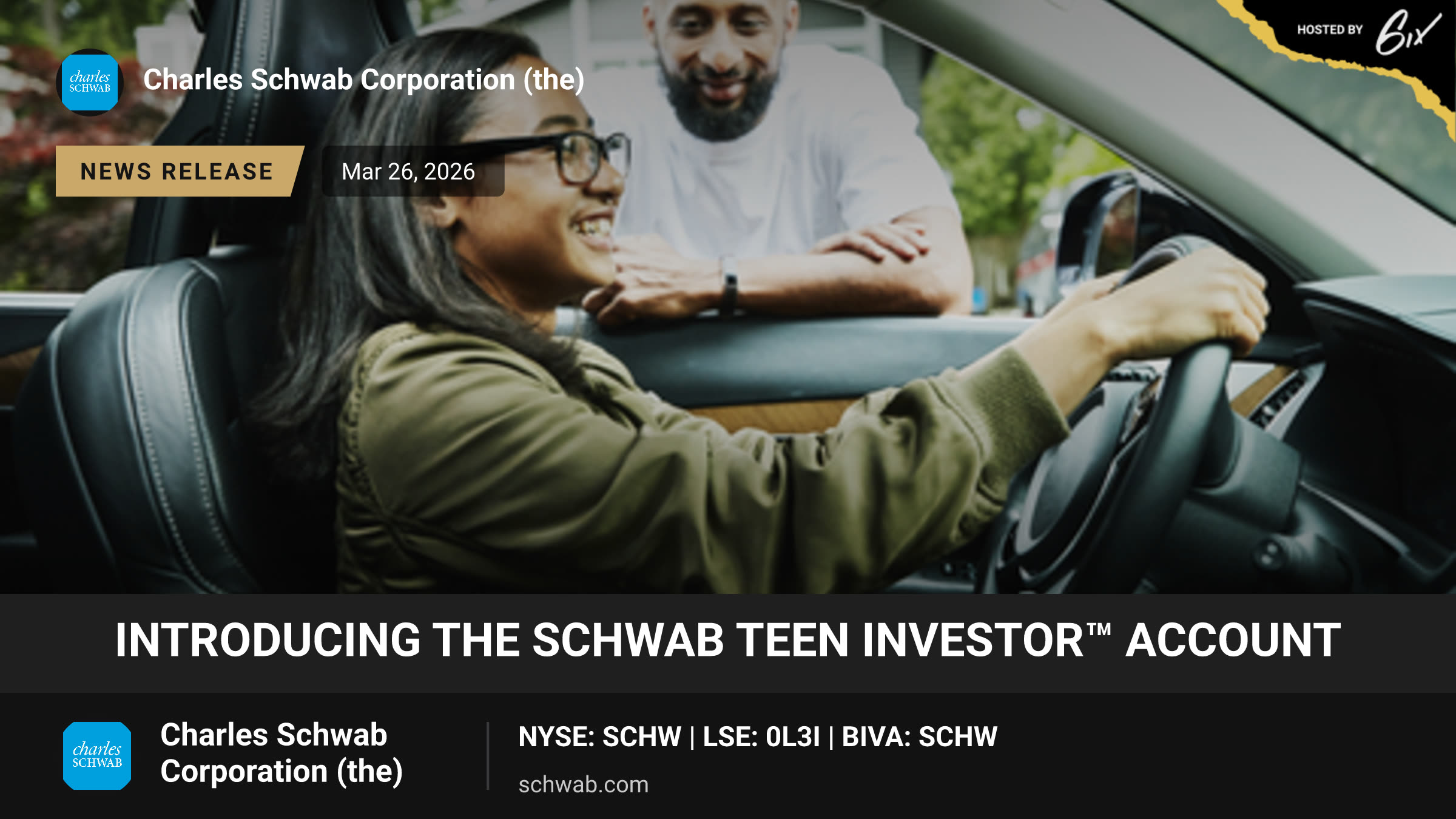 Introducing the Schwab Teen Investor™ Account