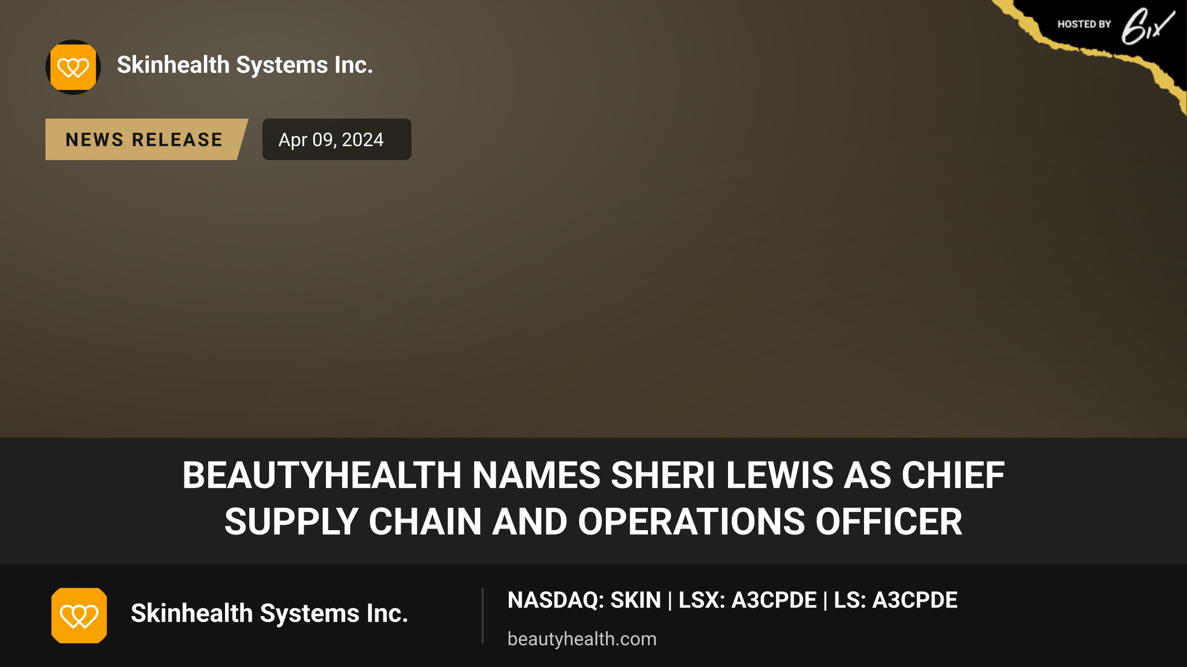 BeautyHealth Names Sheri Lewis as Chief Supply Chain and Operations Officer