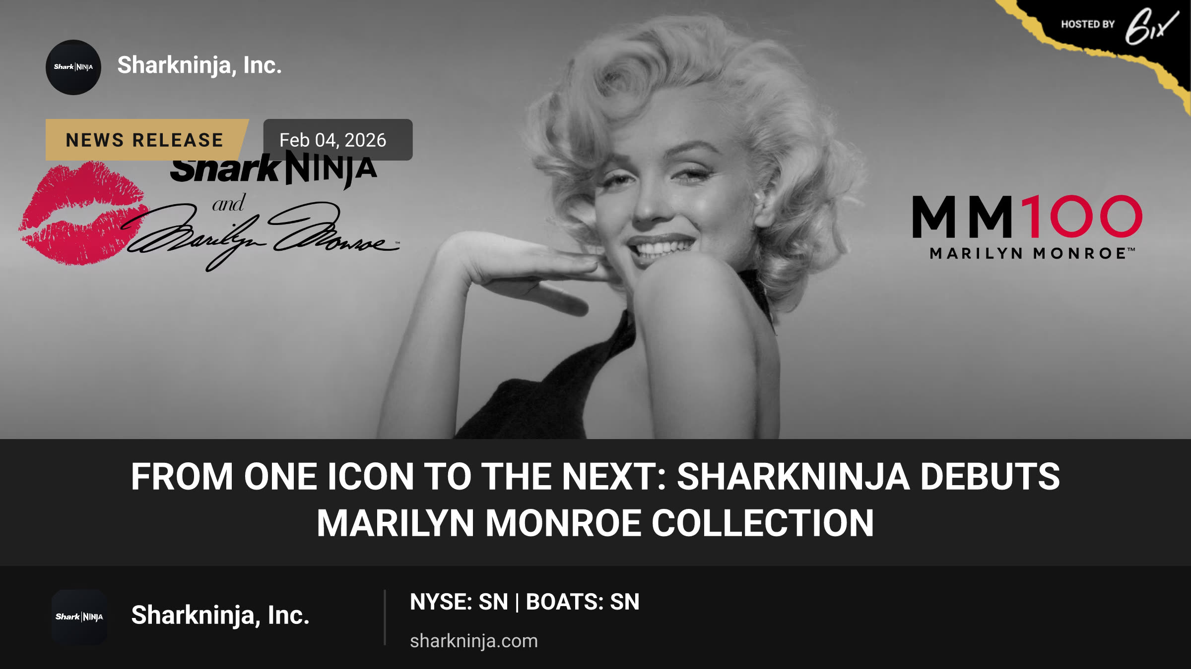 From One Icon to the Next: SharkNinja Debuts Marilyn Monroe Collection