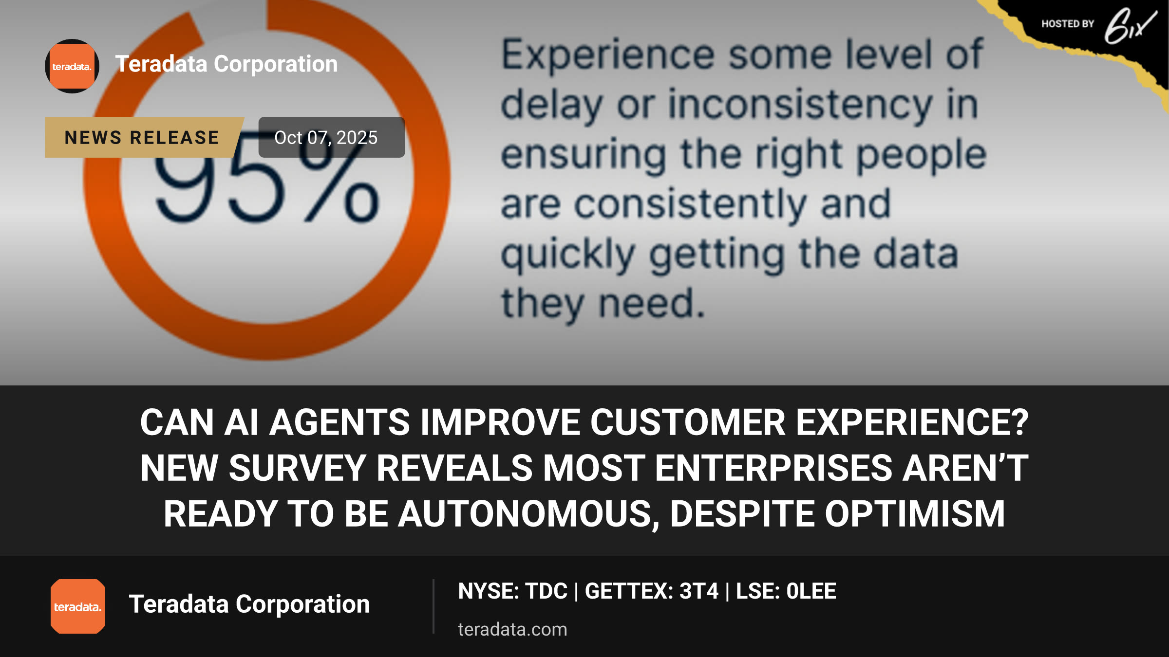 Can AI Agents Improve Customer Experience? New Survey Reveals Most Enterprises Aren’t Ready to be Autonomous, Despite Optimism