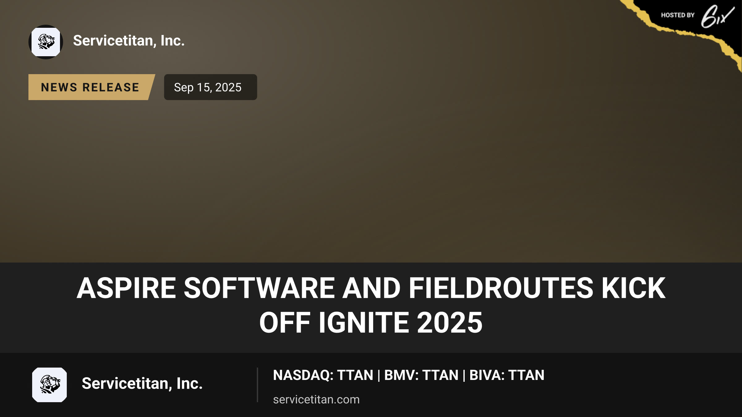 Aspire Software and FieldRoutes Kick Off Ignite 2025