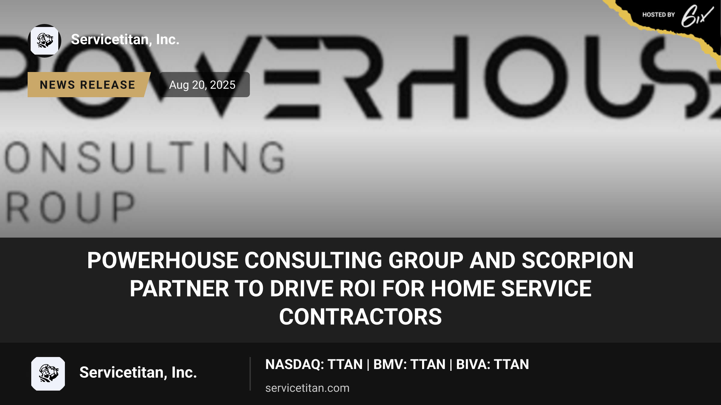 Powerhouse Consulting Group and Scorpion Partner to Drive ROI for Home Service Contractors
