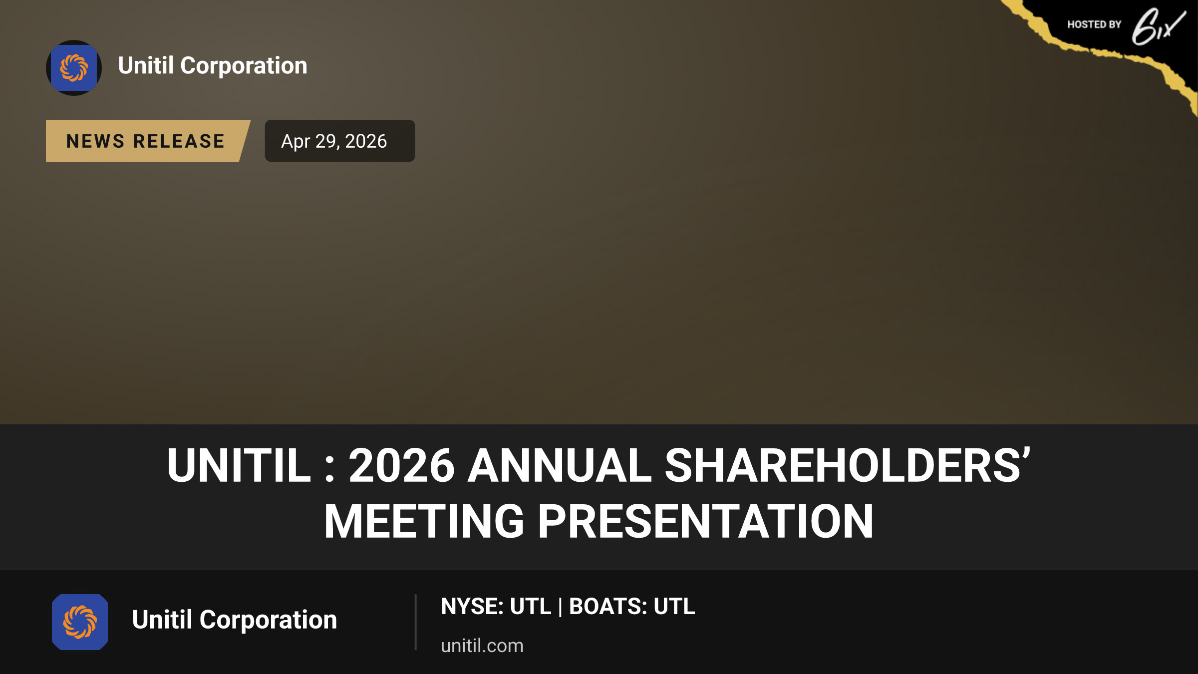 Unitil : 2026 Annual Shareholders’ Meeting Presentation