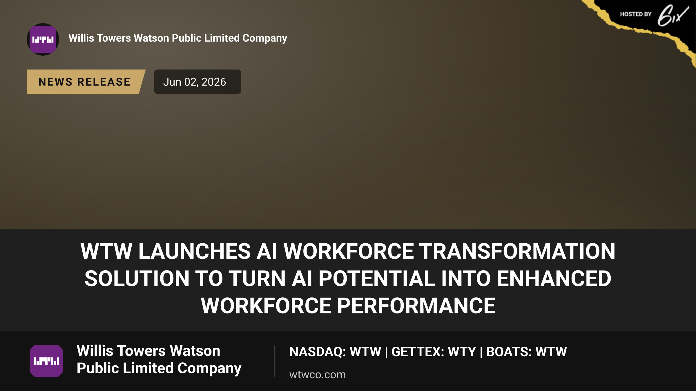WTW launches AI Workforce Transformation solution to turn AI potential into enhanced workforce performance