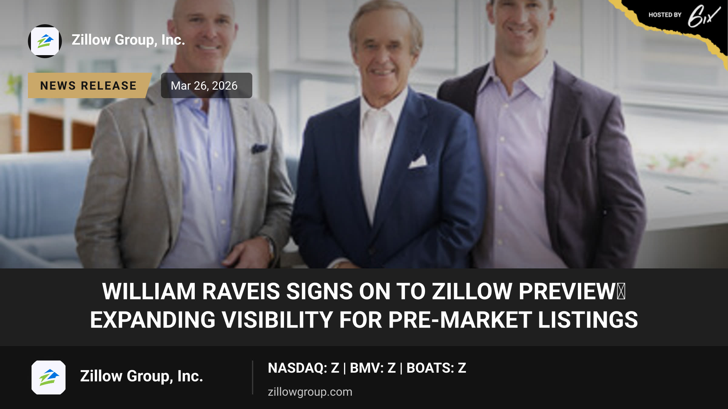 William Raveis Signs On To Zillow Preview℠ Expanding Visibility For Pre-market Listings
