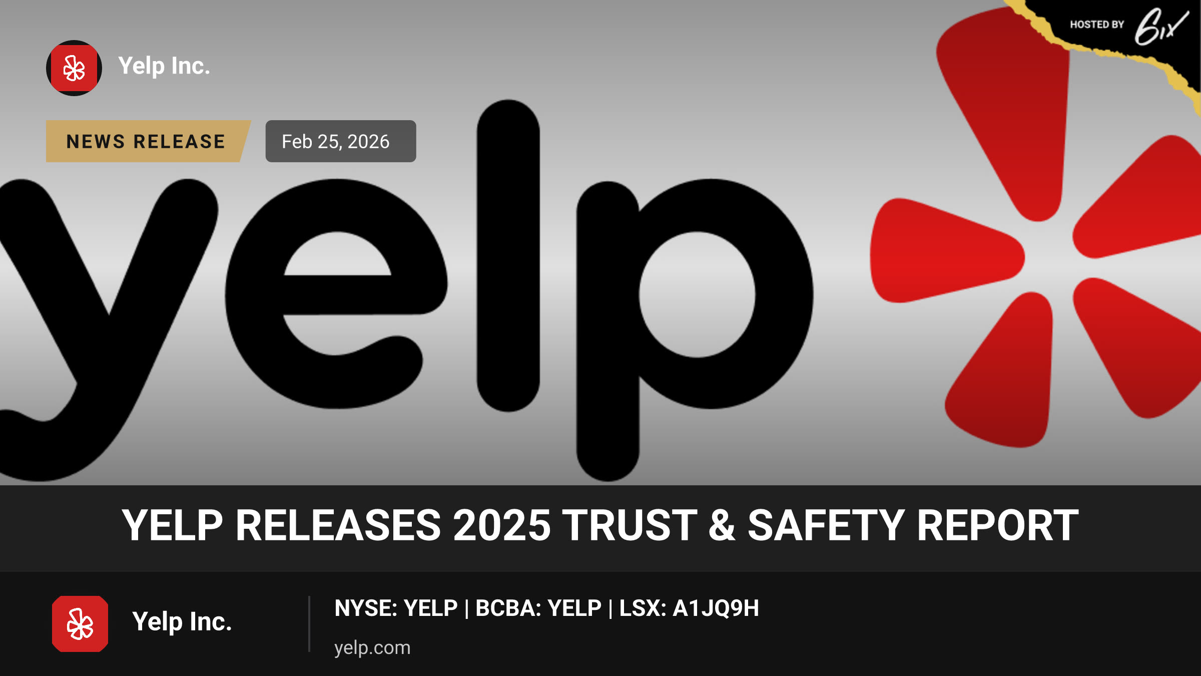 Yelp Releases 2025 Trust & Safety Report