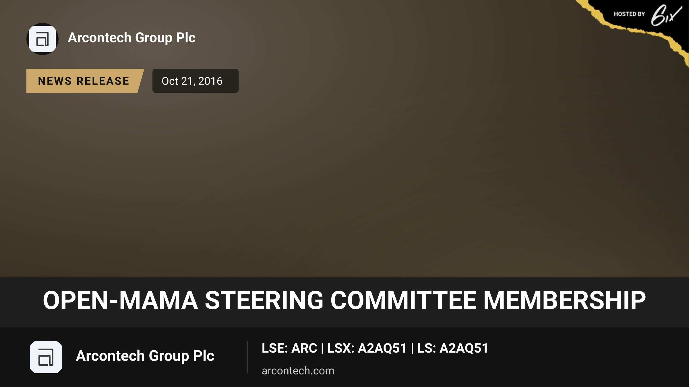 Open-MAMA Steering Committee Membership