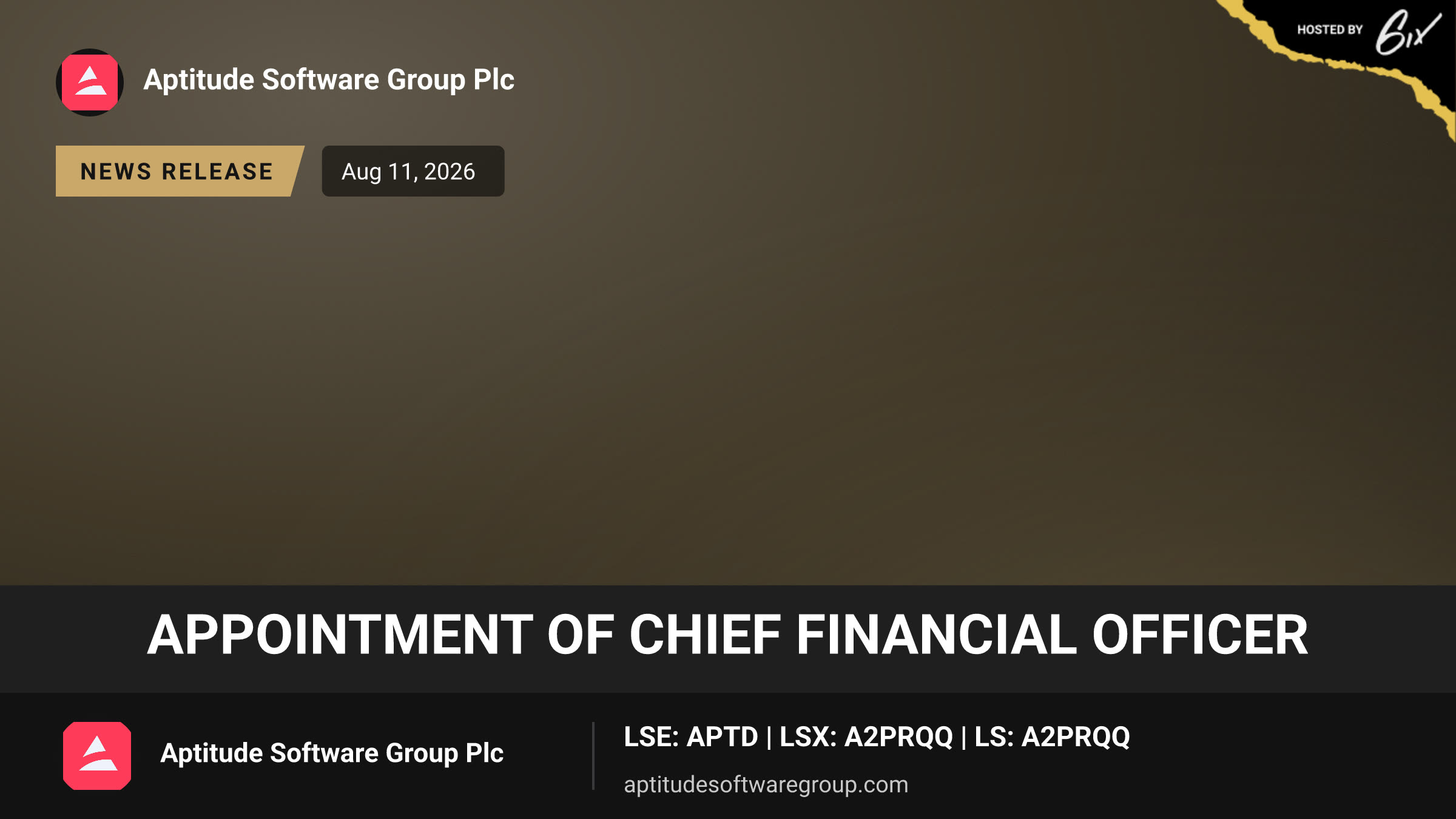 Appointment of Chief Financial Officer