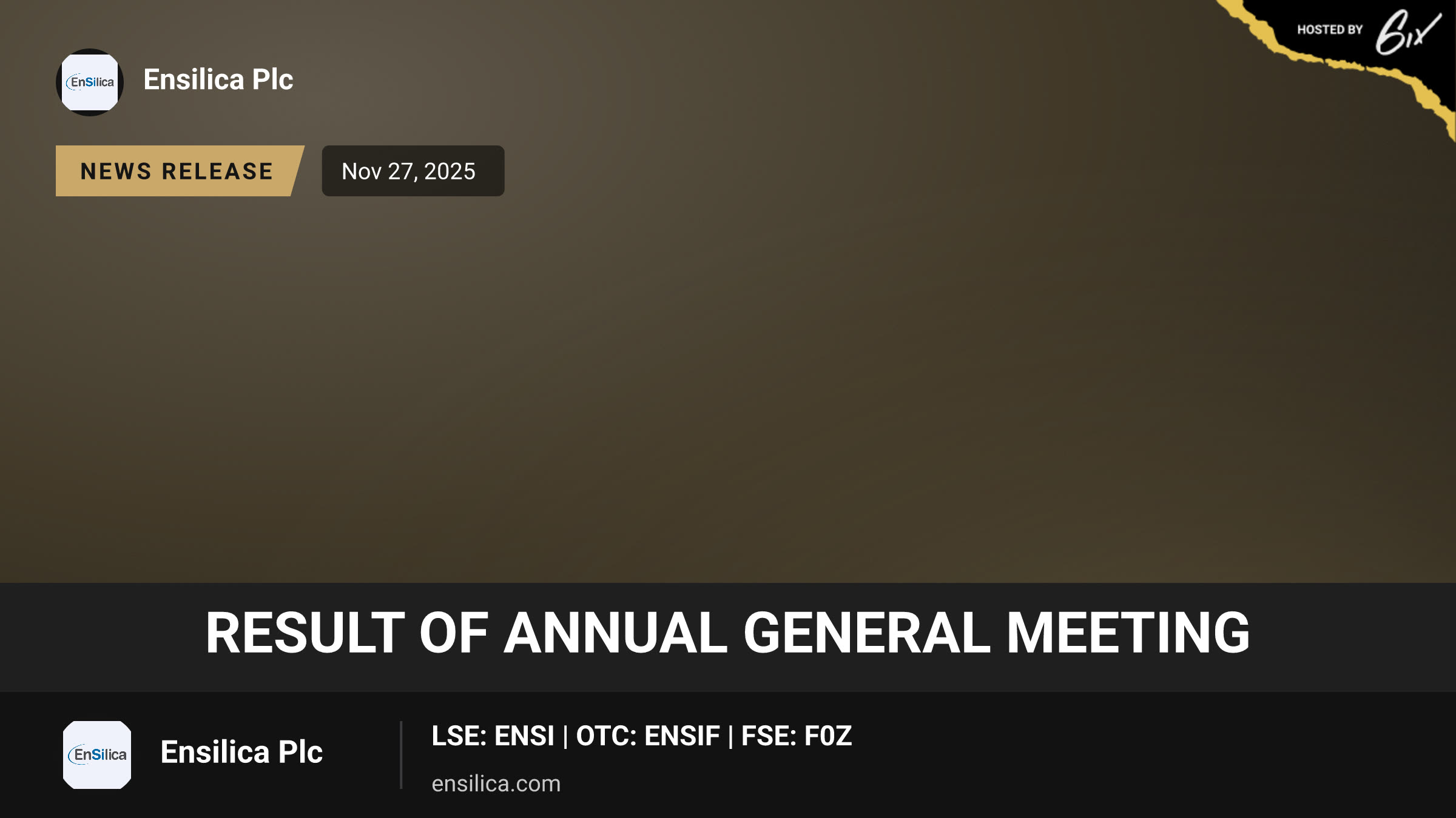 Result of Annual General Meeting