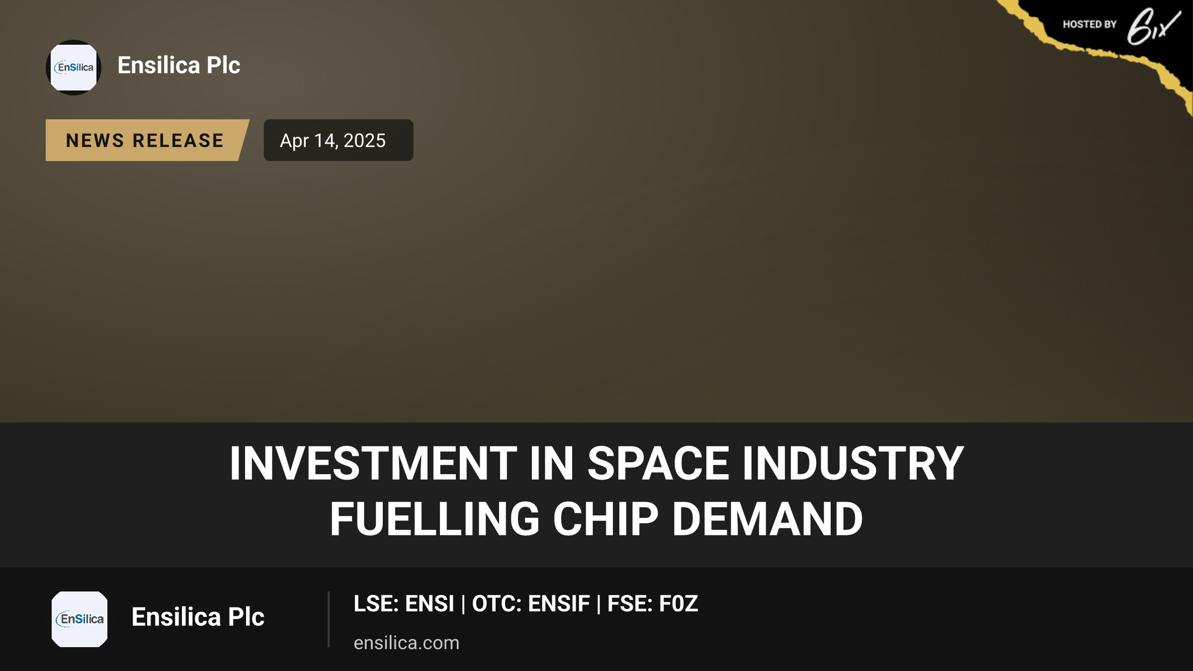 Investment in Space Industry Fuelling Chip Demand