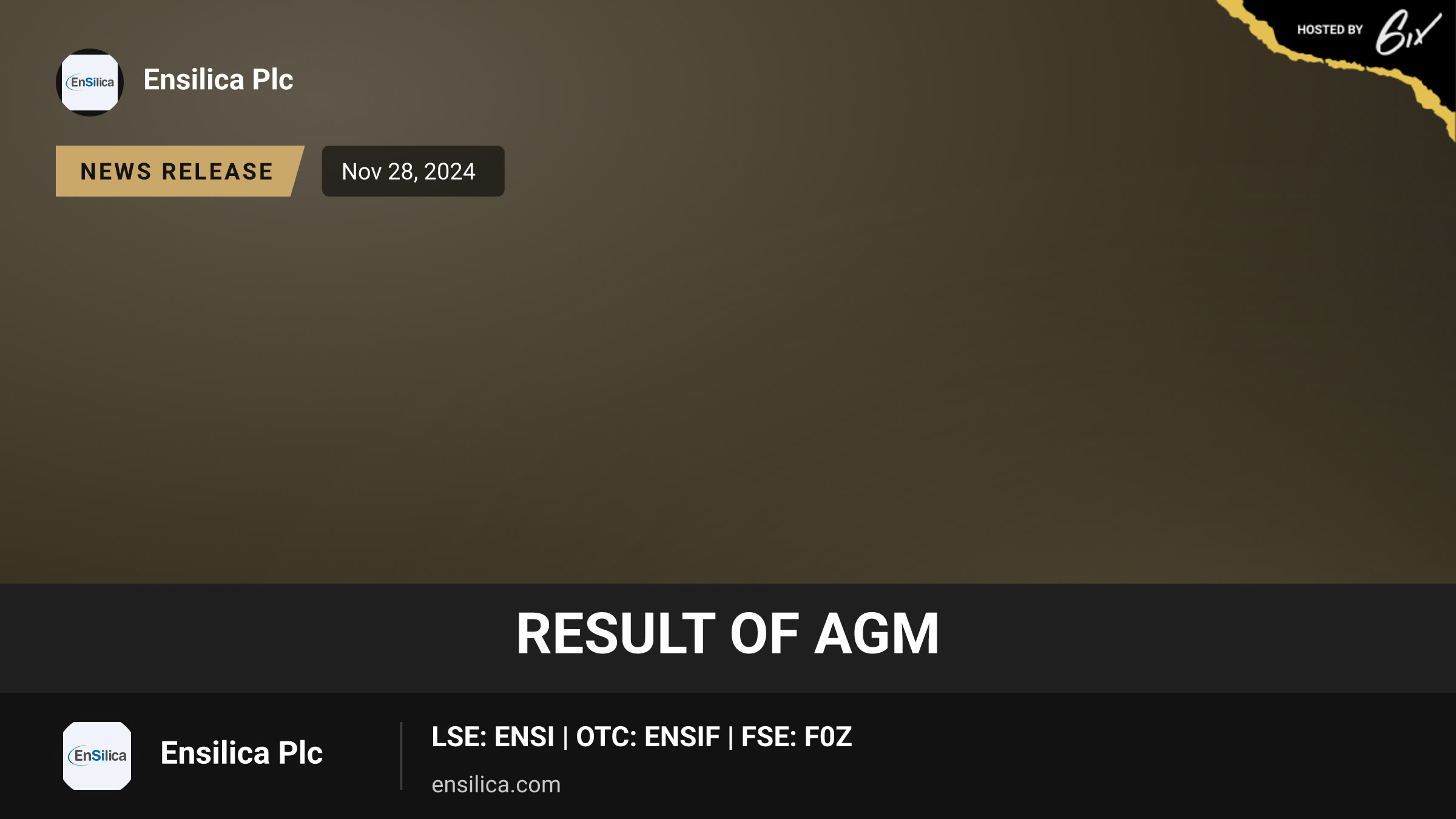 Result of AGM