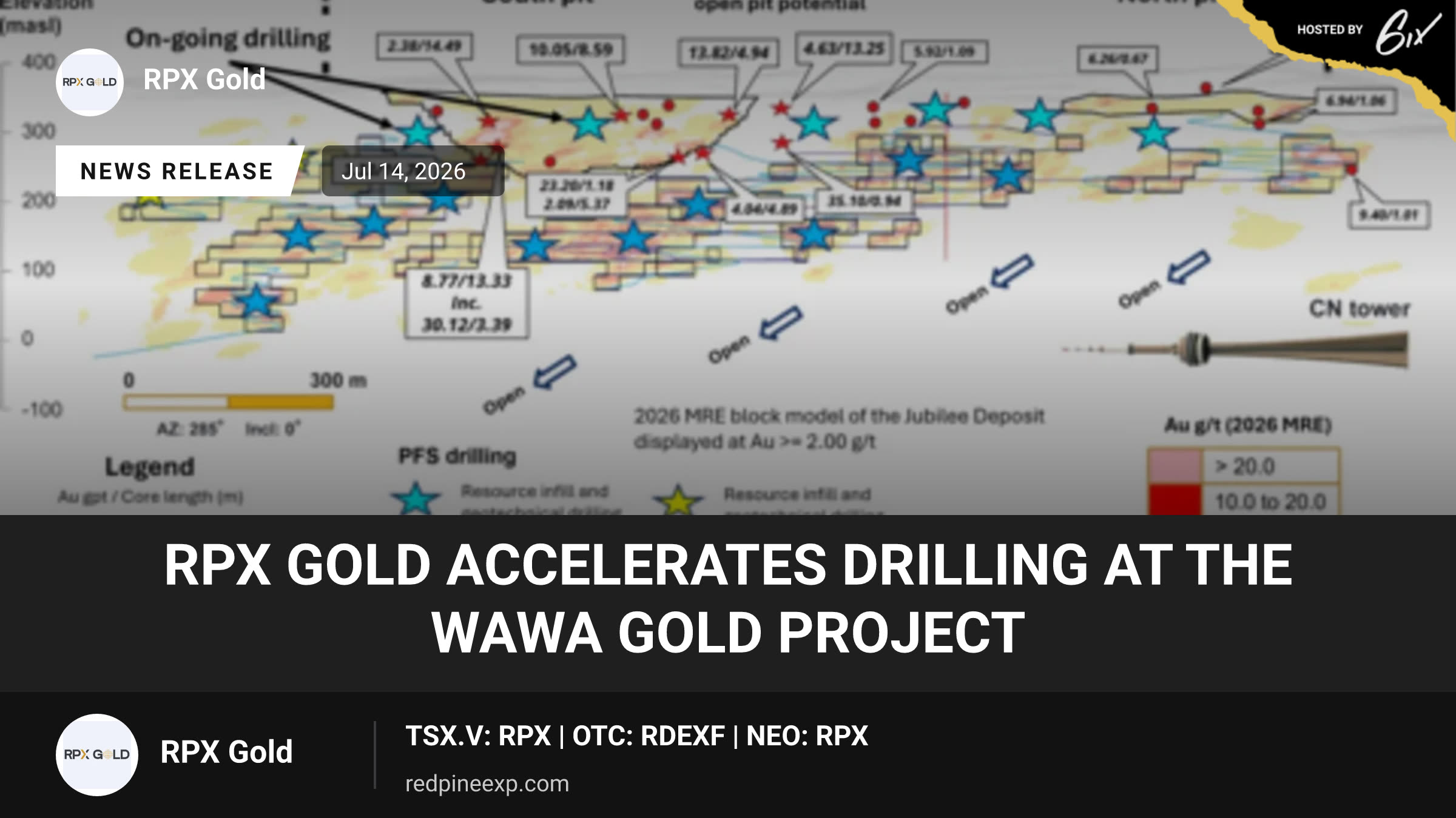 RPX Gold Accelerates Drilling at the Wawa Gold Project