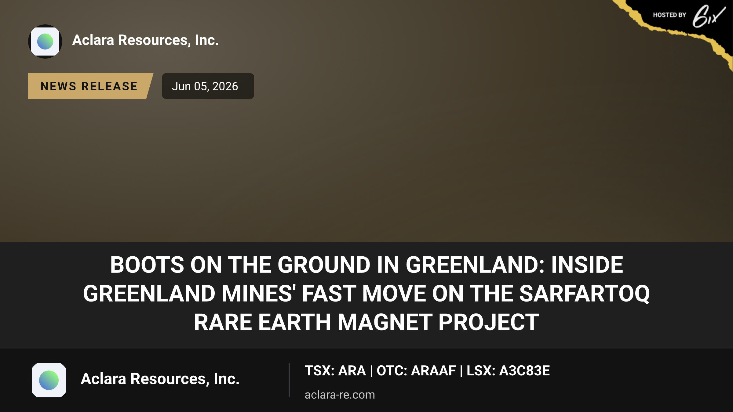 Boots on the Ground in Greenland: Inside Greenland Mines' Fast Move on the Sarfartoq Rare Earth Magnet Project