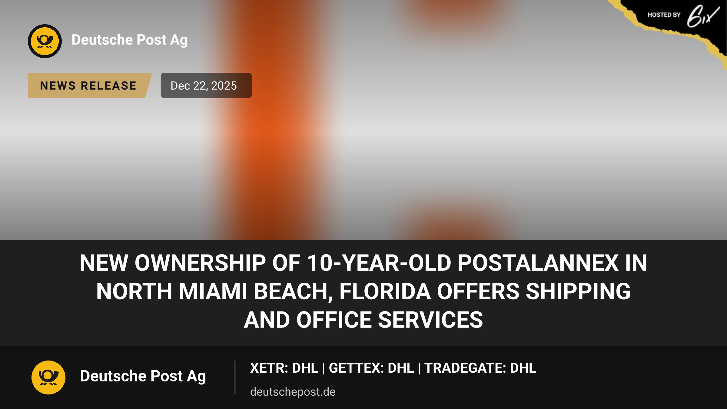 New Ownership of 10-Year-Old PostalAnnex in North Miami Beach, Florida Offers Shipping and Office Services