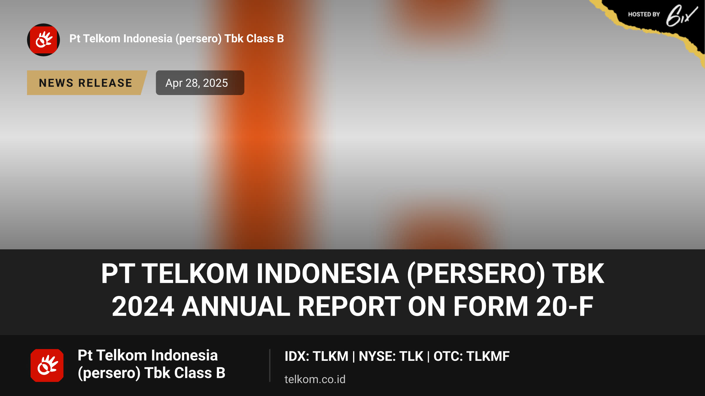 PT Telkom Indonesia (Persero) Tbk 2024 Annual Report on Form 20-F
