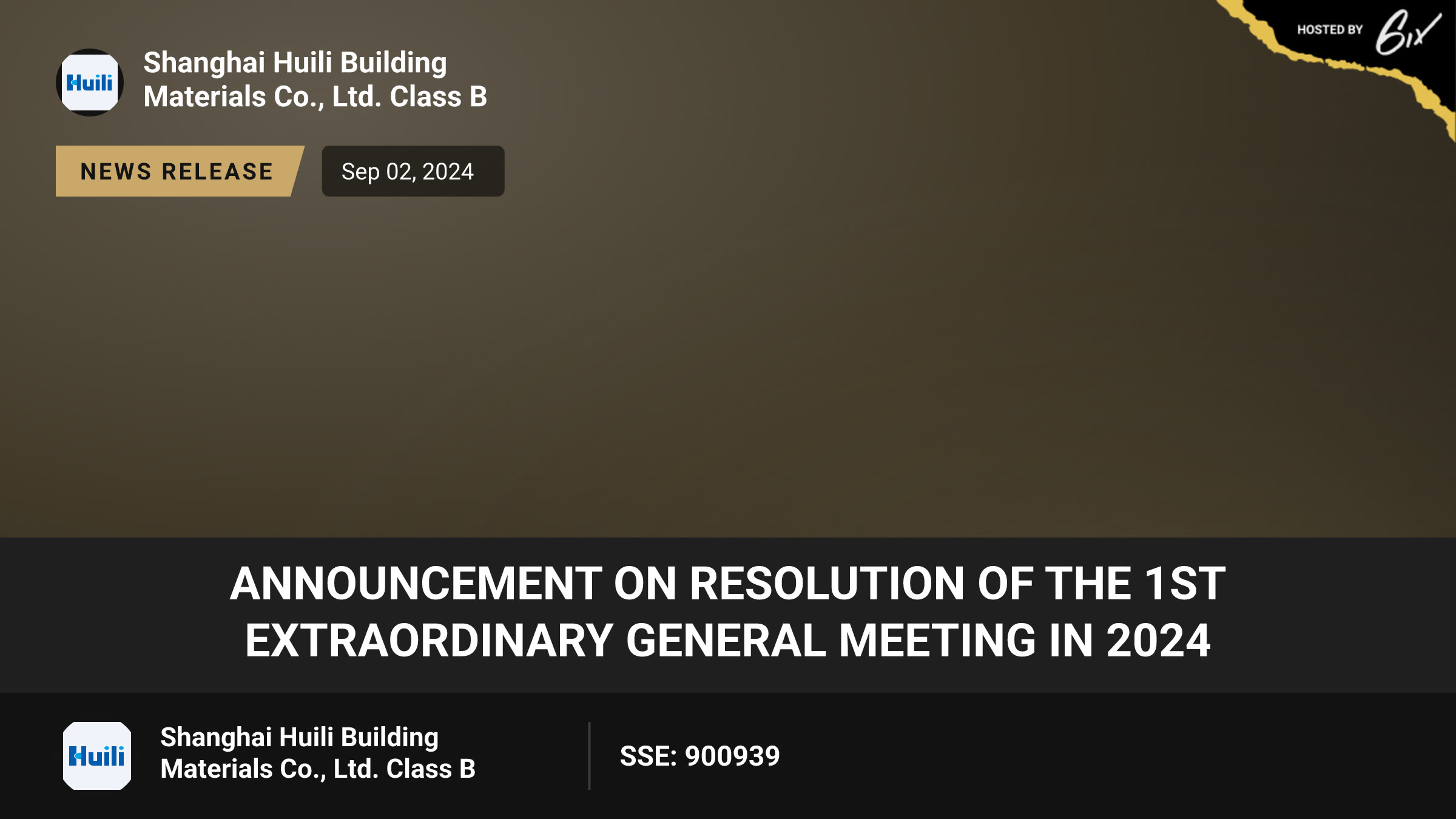 Announcement on Resolution of the 1st Extraordinary General Meeting in 2024