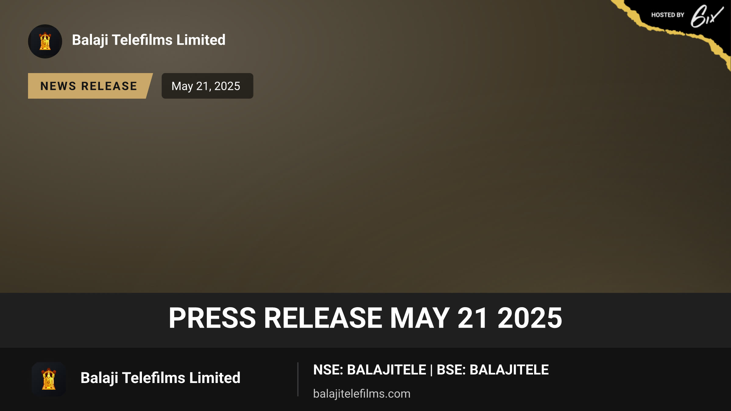 Press Release May 21 2025