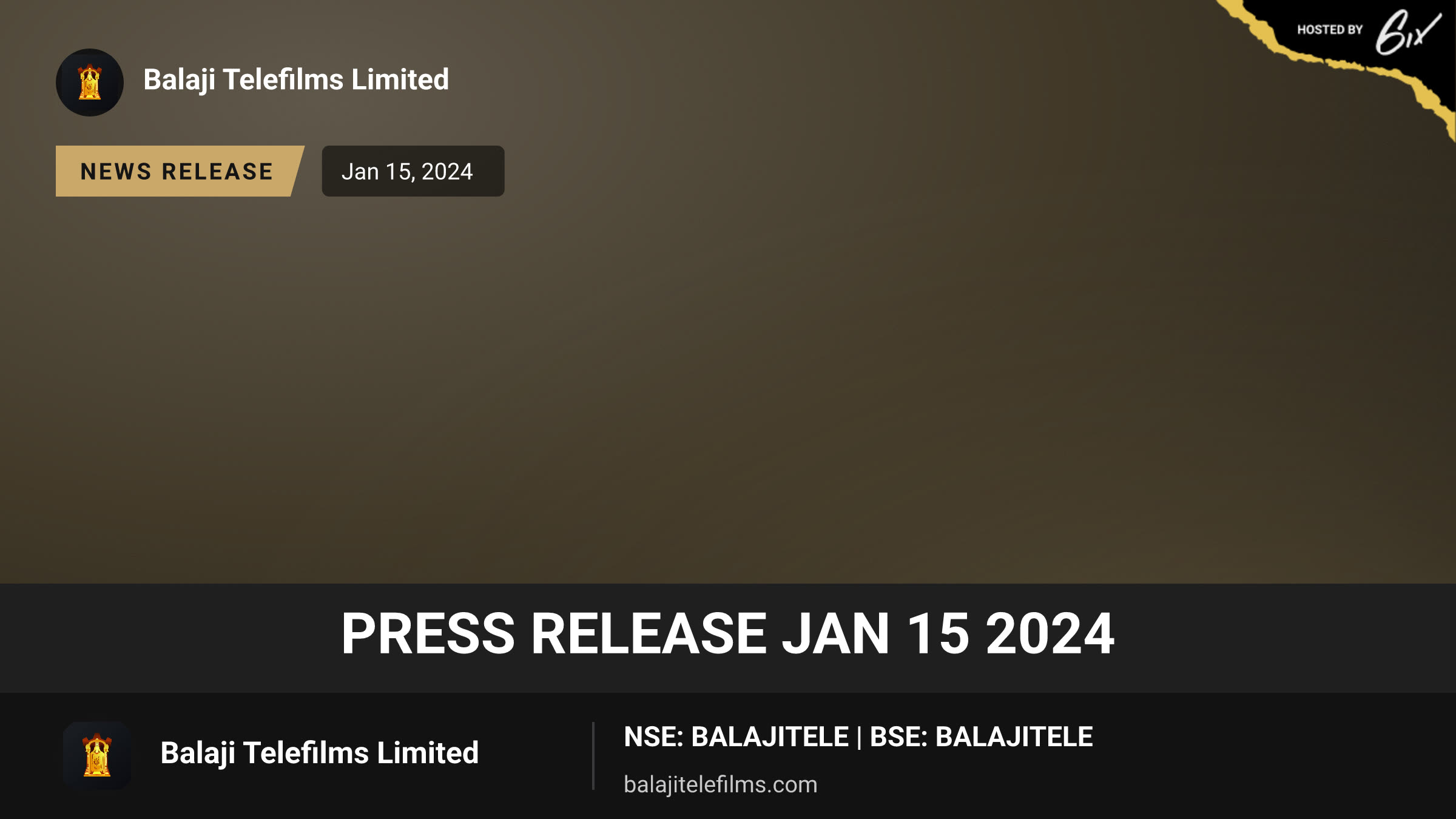Press Release Jan 15 2024