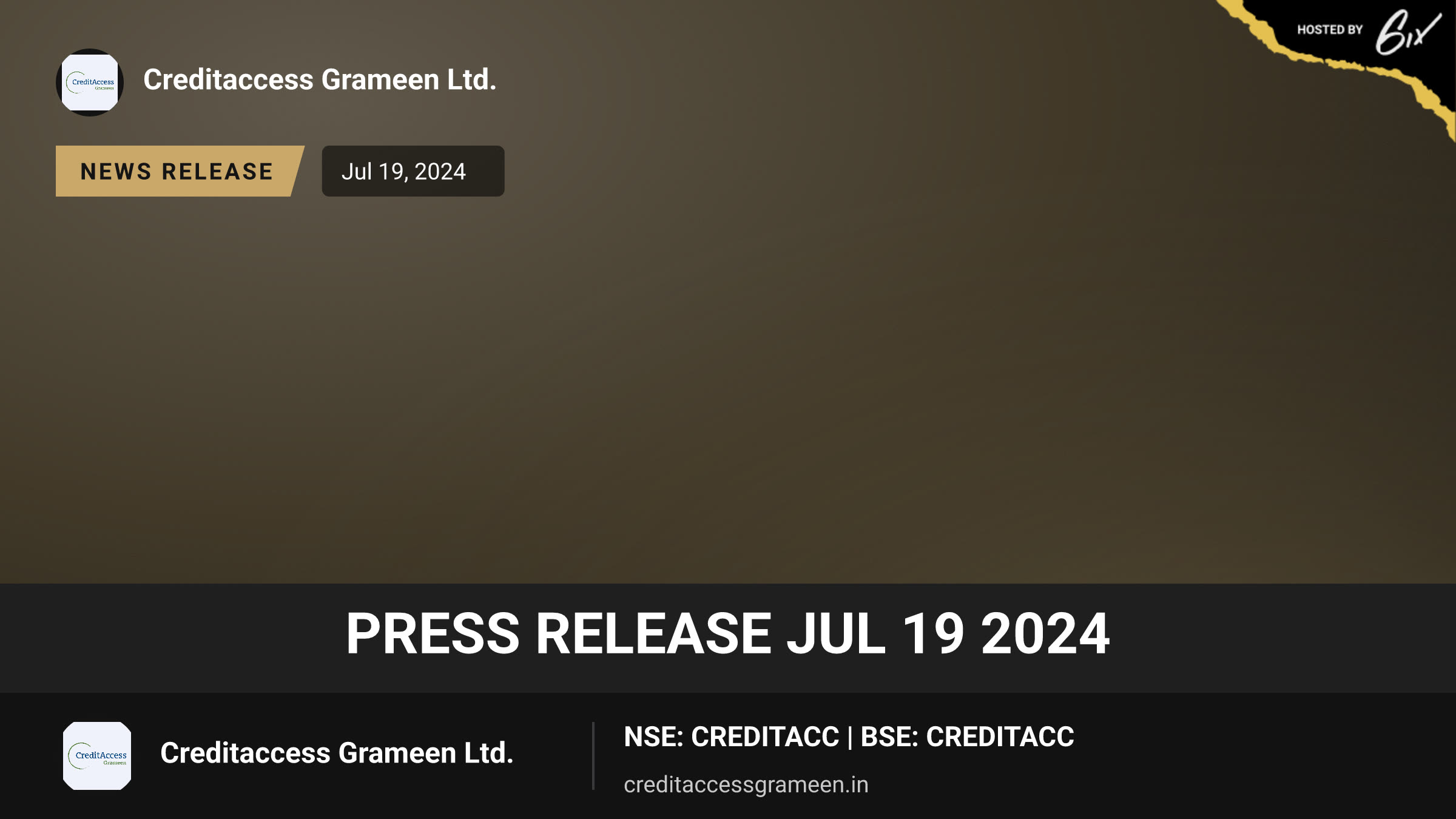 Press Release Jul 19 2024