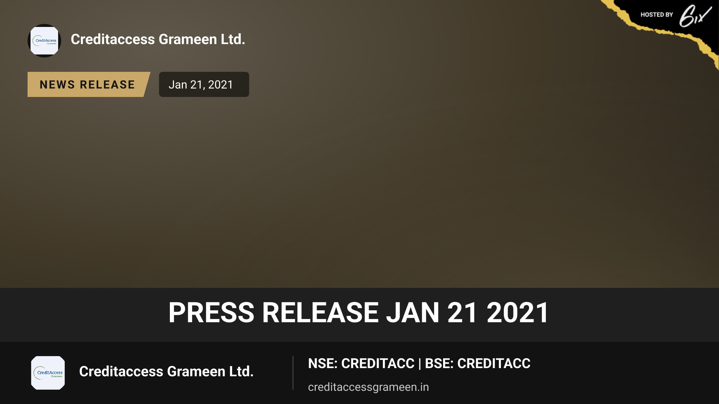 Press Release Jan 21 2021