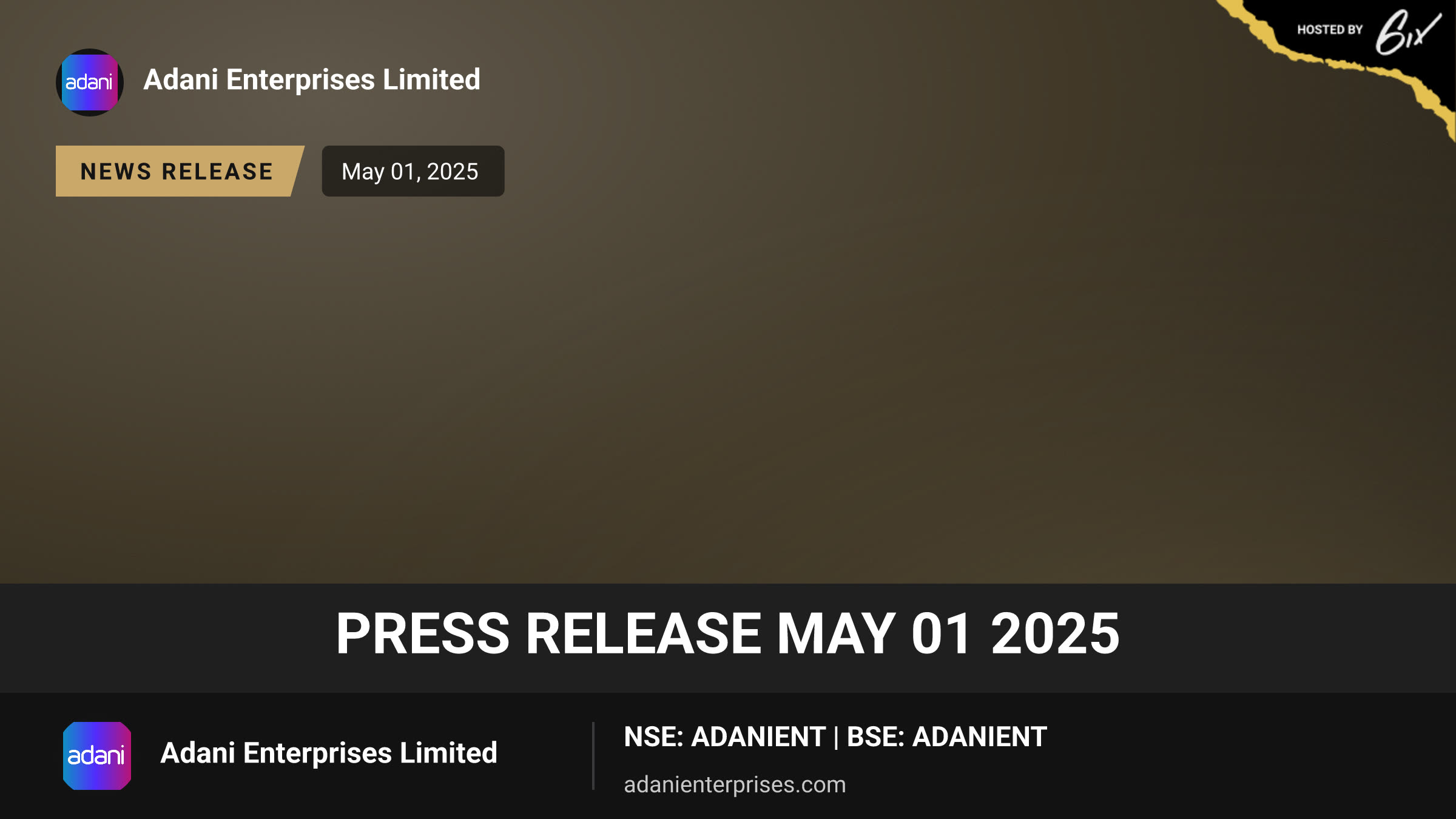 Press Release May 01 2025