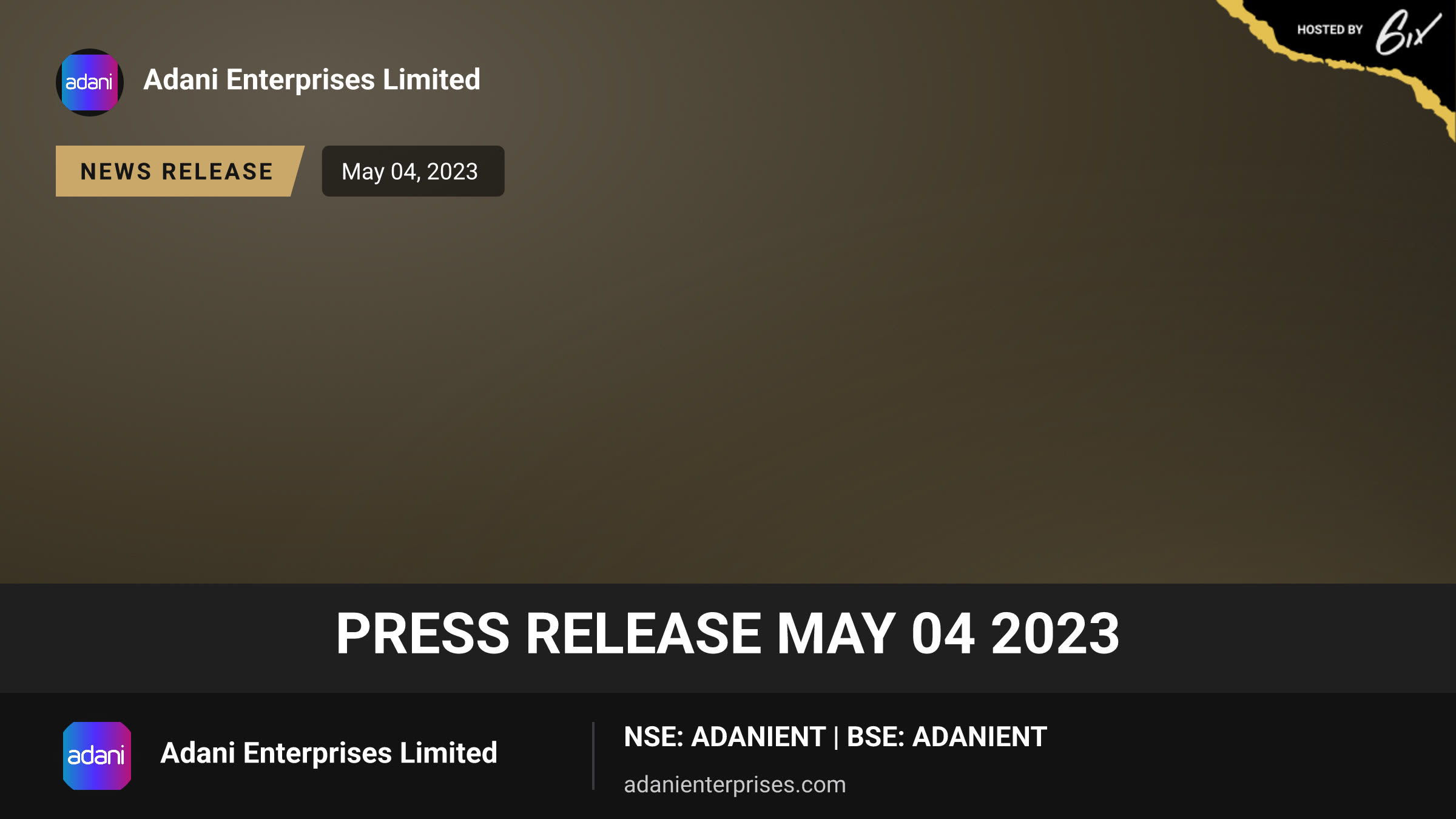 Press Release May 04 2023