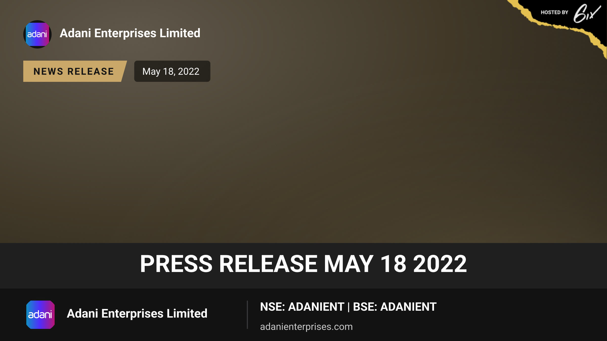 Press Release May 18 2022