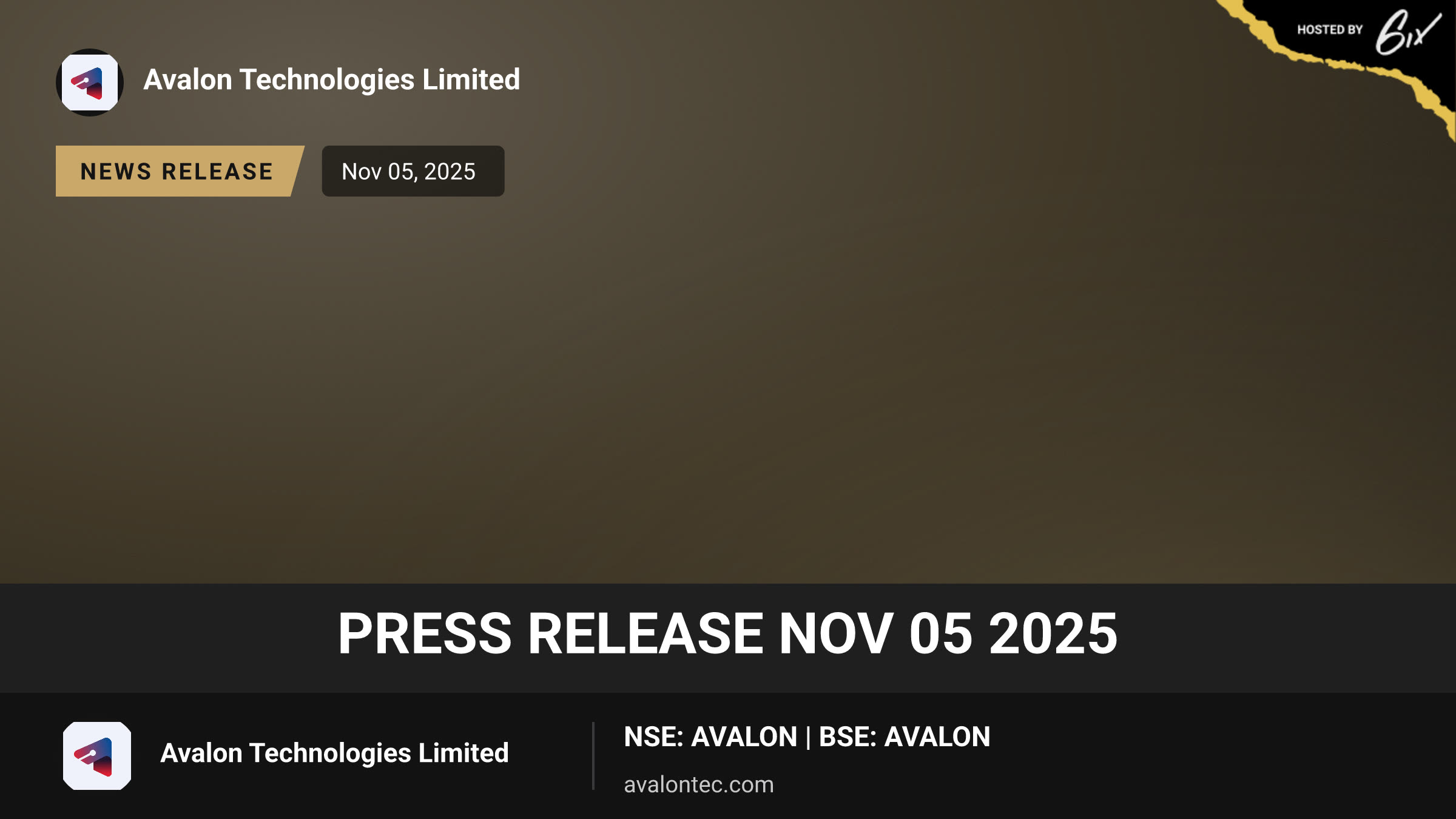 Press Release Nov 05 2025
