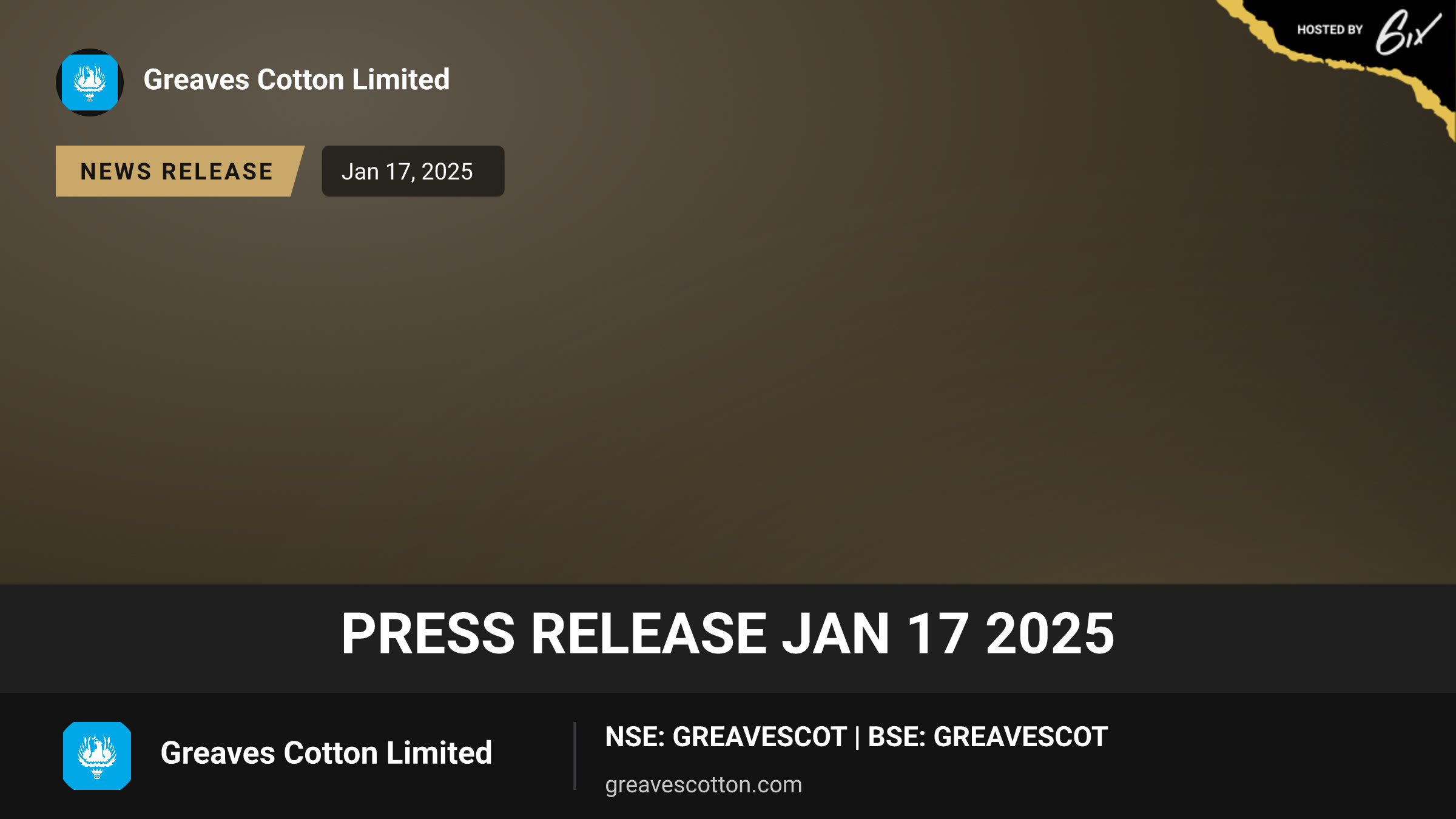 Press Release Jan 17 2025