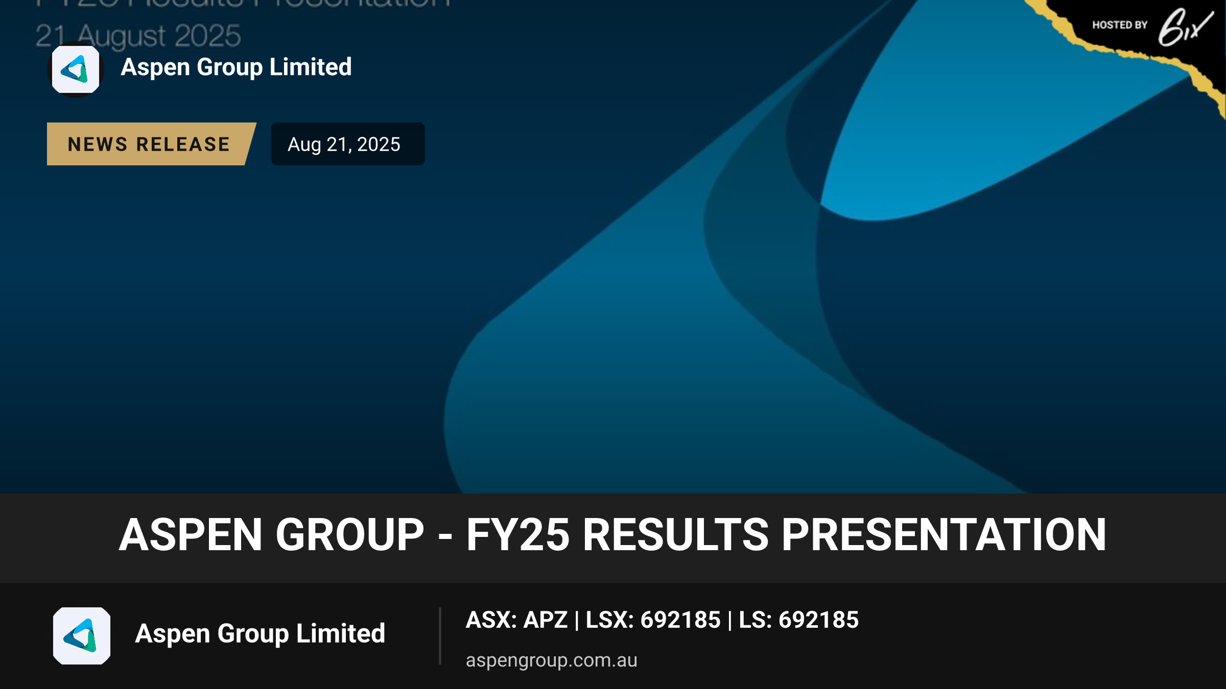 Aspen Group - FY25 Results Presentation