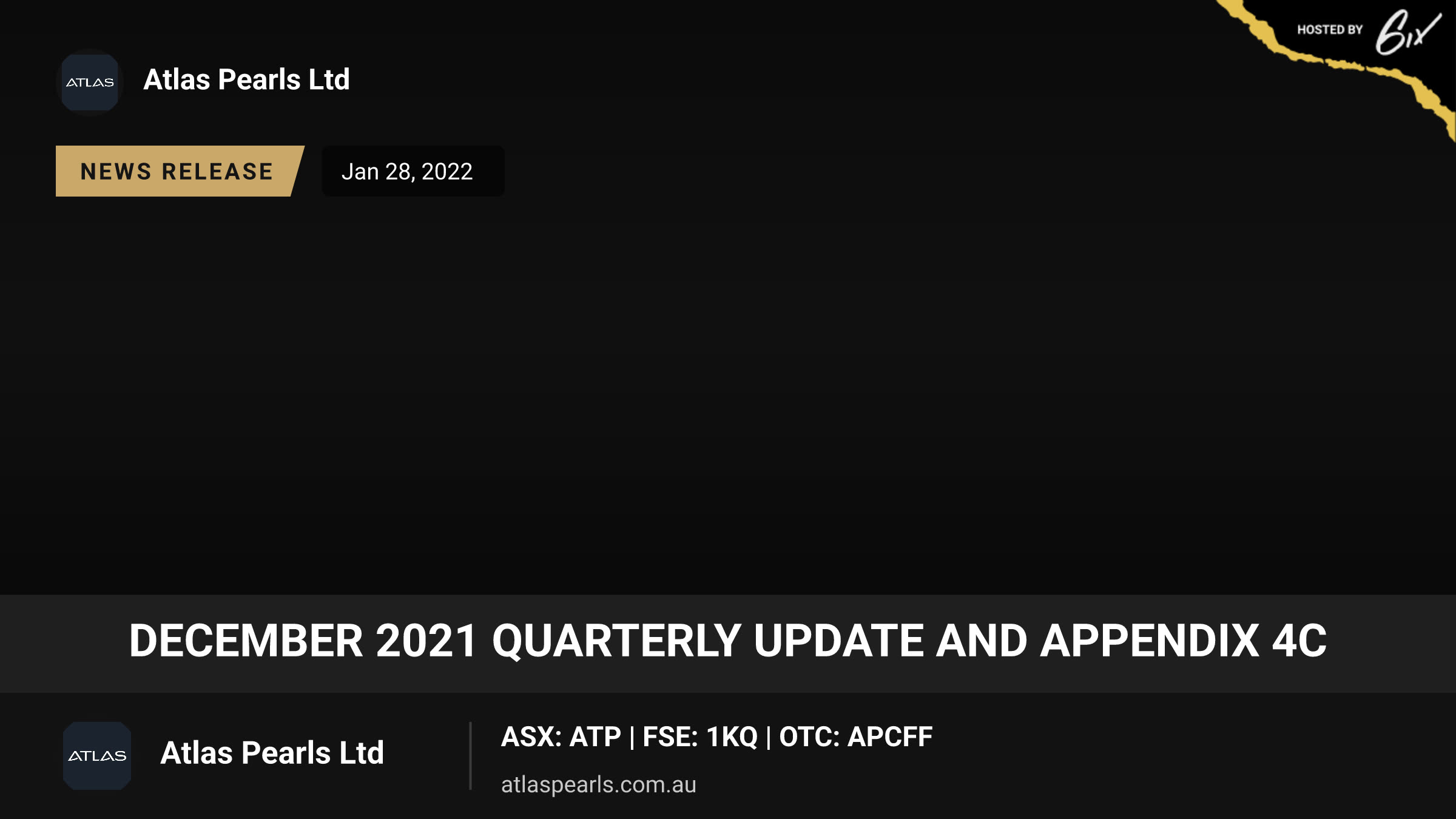 December 2021 Quarterly Update and Appendix 4C