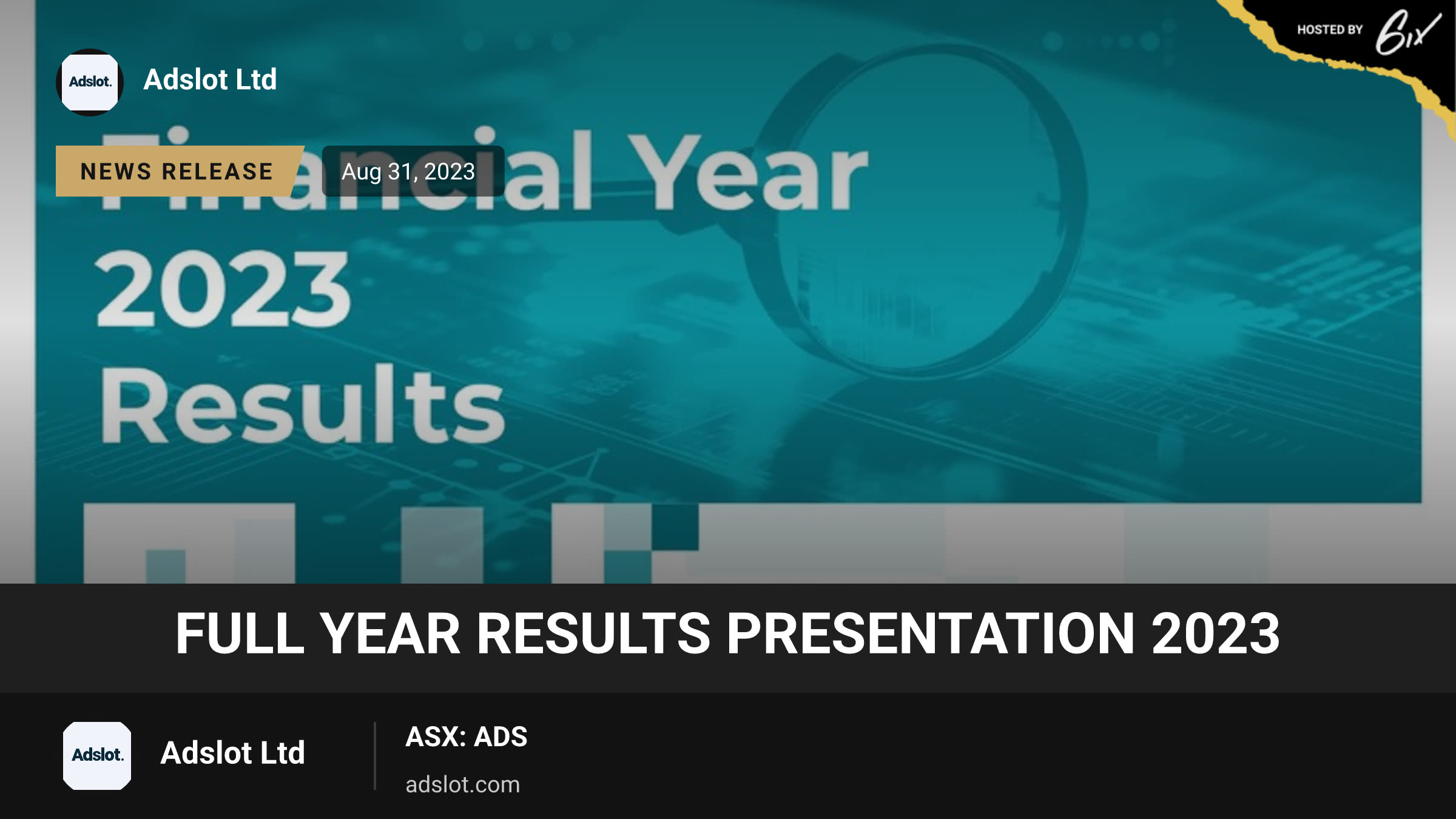 Full Year Results Presentation 2023