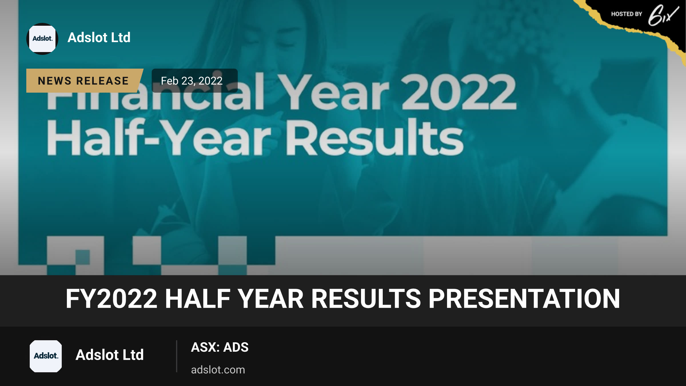 FY2022 Half Year Results Presentation
