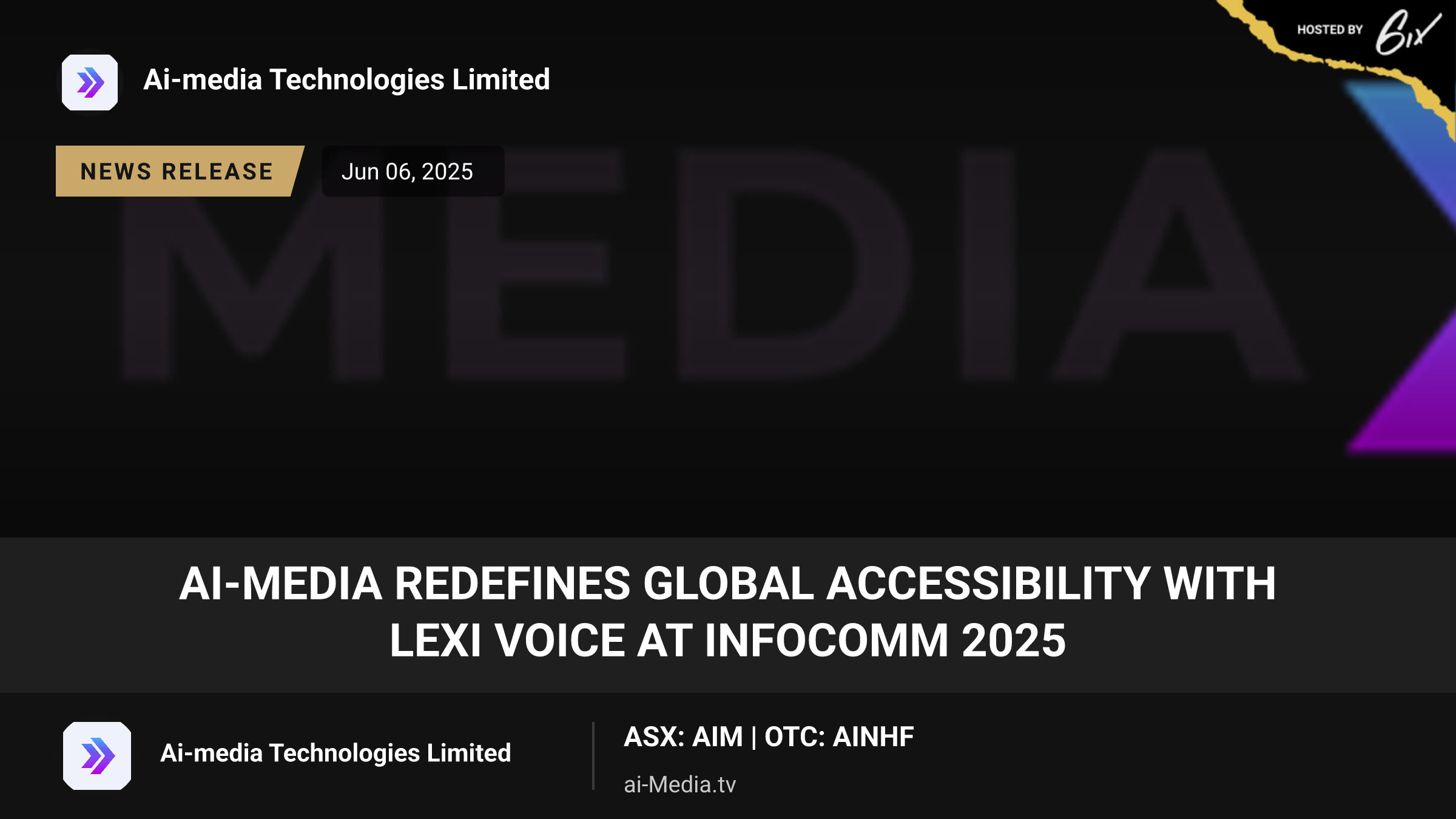 AI-Media Redefines Global Accessibility with LEXI Voice at InfoComm 2025