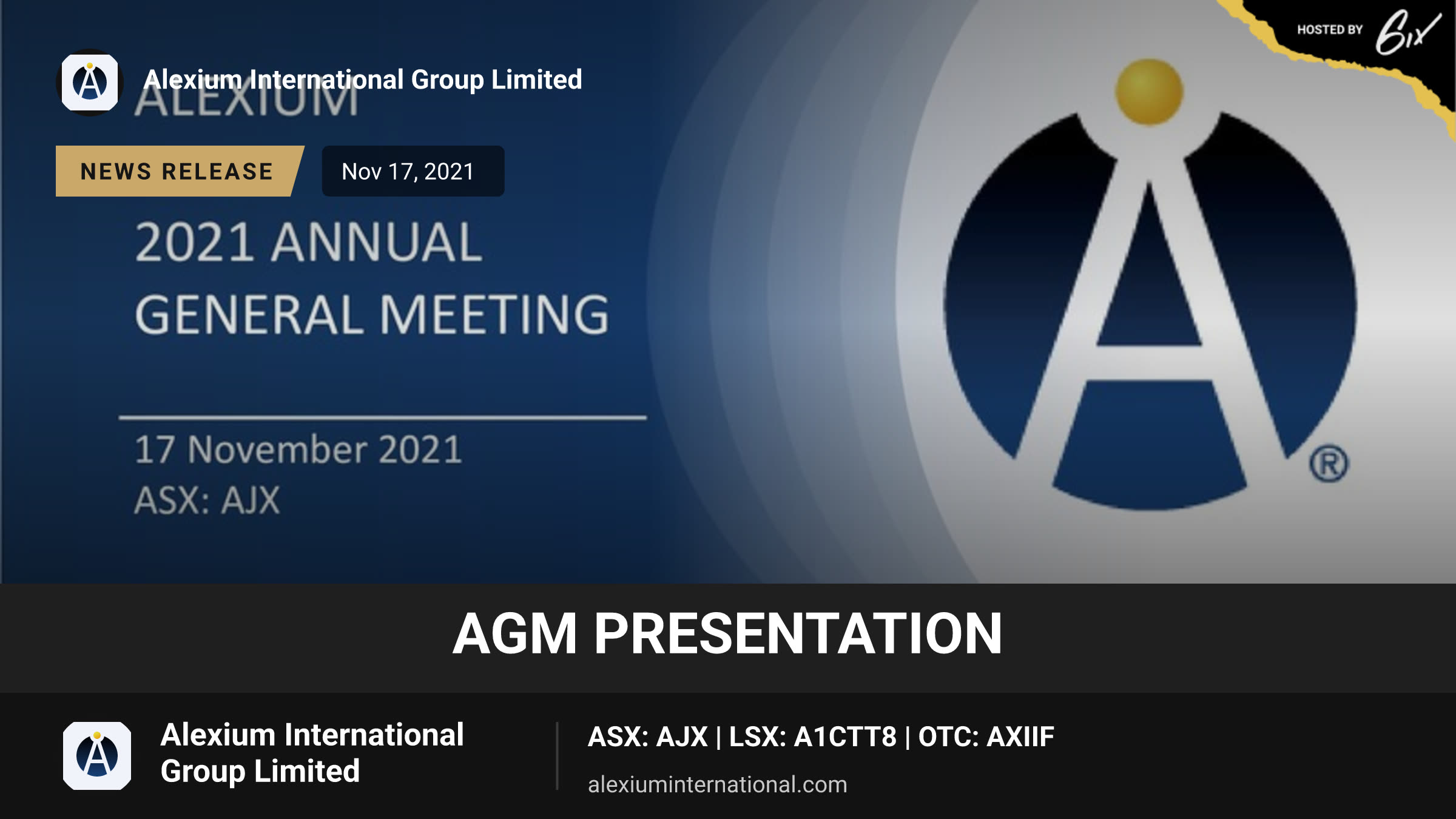 AGM Presentation