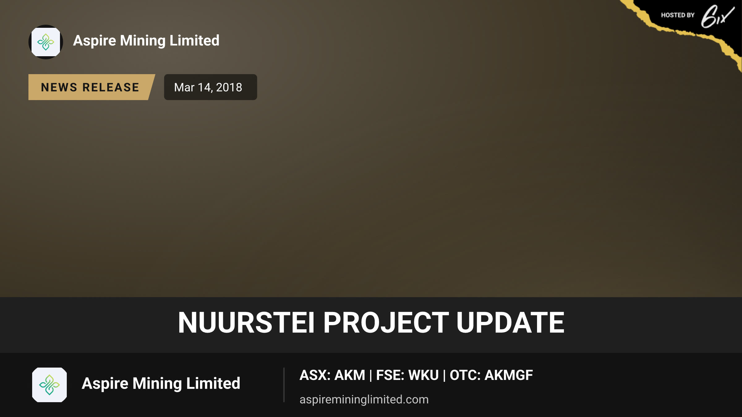 Nuurstei Project Update