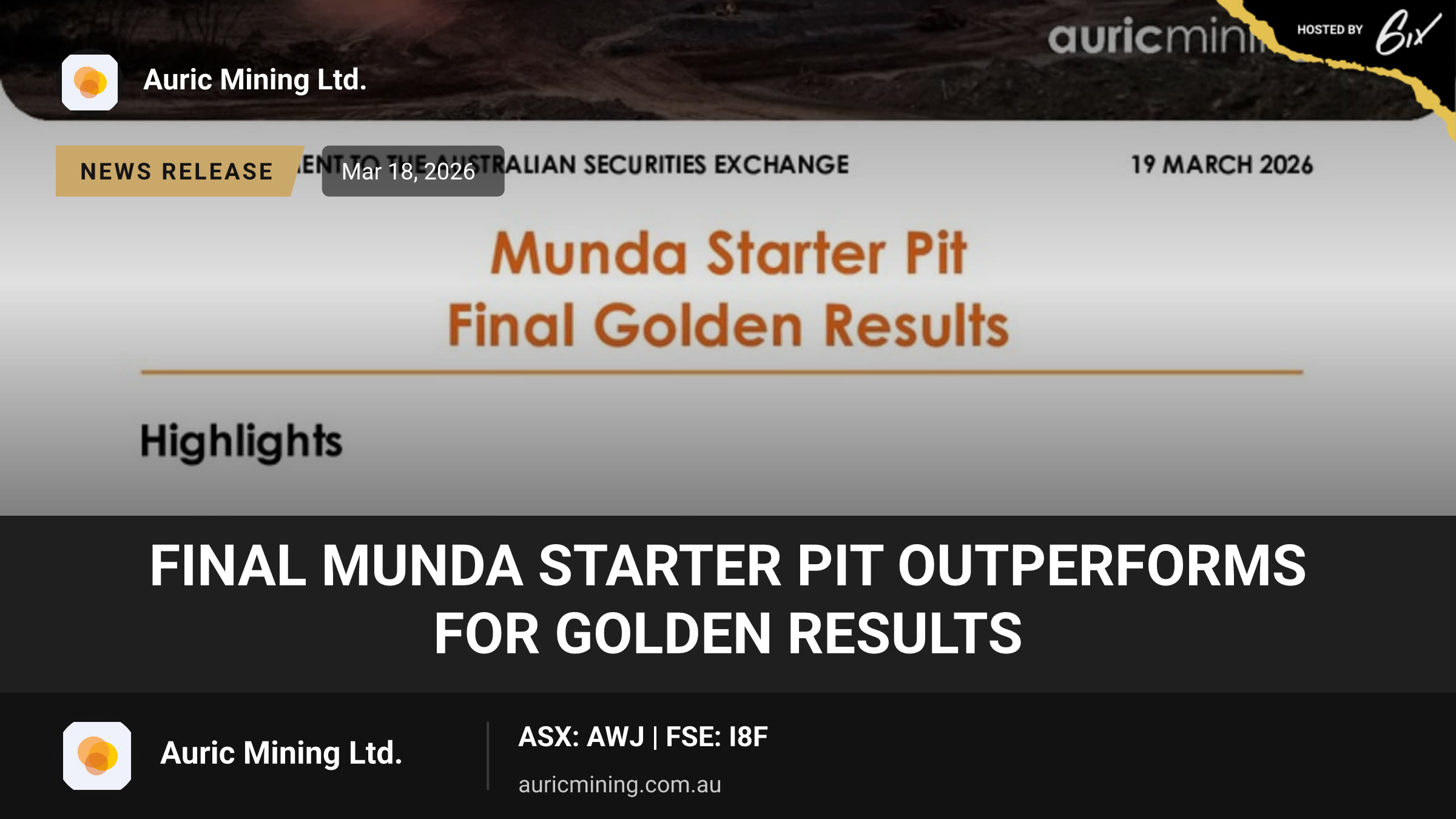 Final Munda Starter Pit Outperforms For Golden Results